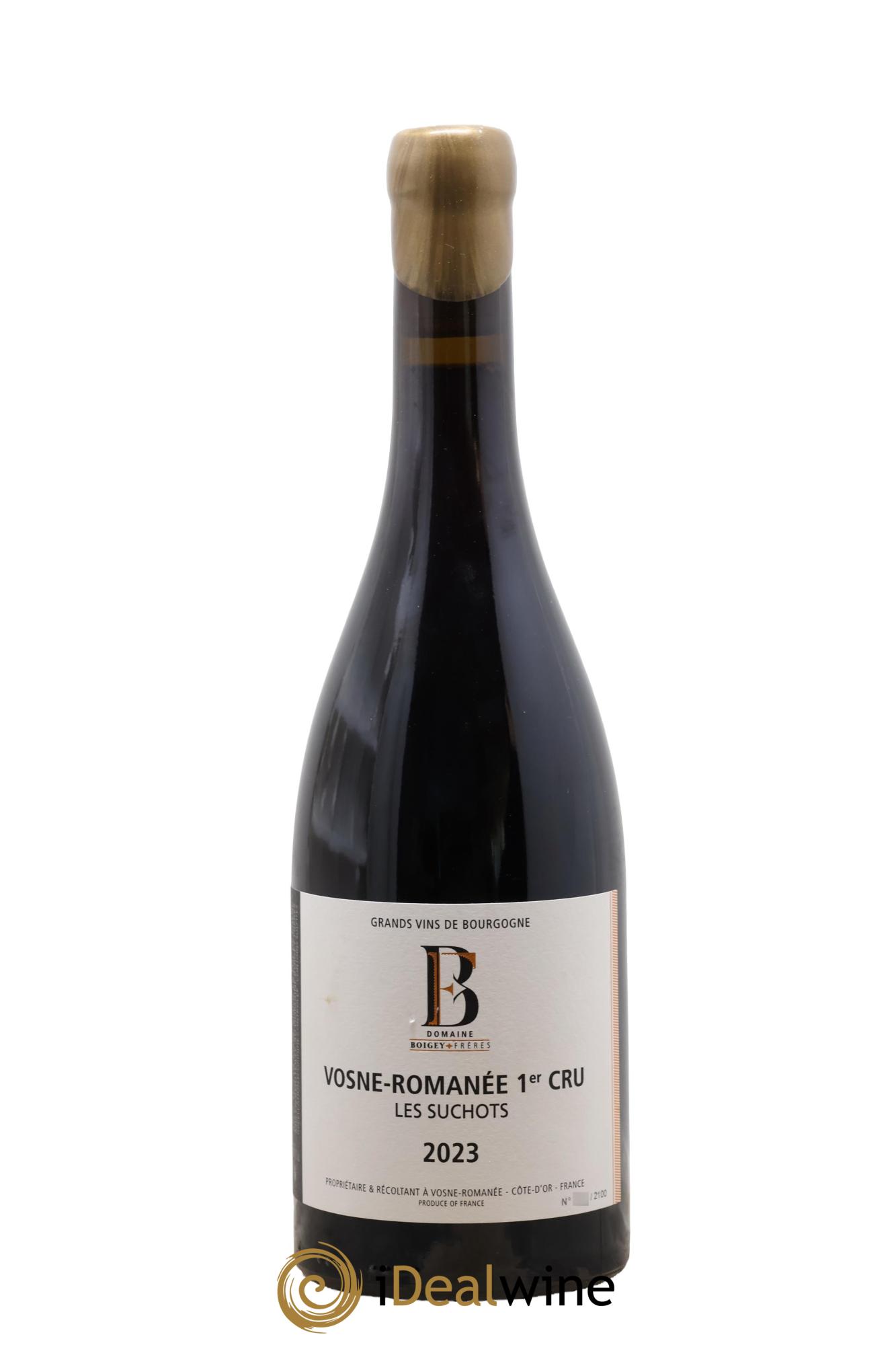 Vosne-Romanée 1er Cru Les Suchots Boigey Frères 2022 - Posten von 1 Flasche - 0