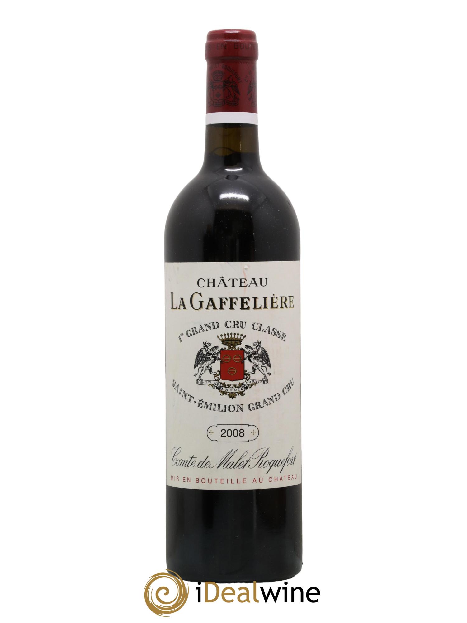 Château la Gaffelière 1er Grand Cru Classé B 2008 - Lot de 1 bouteille - 0