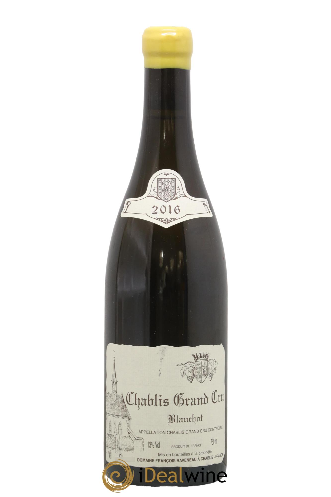 Chablis Grand Cru Blanchot Raveneau (Domaine) 2016 - Lot de 1 bouteille - 0