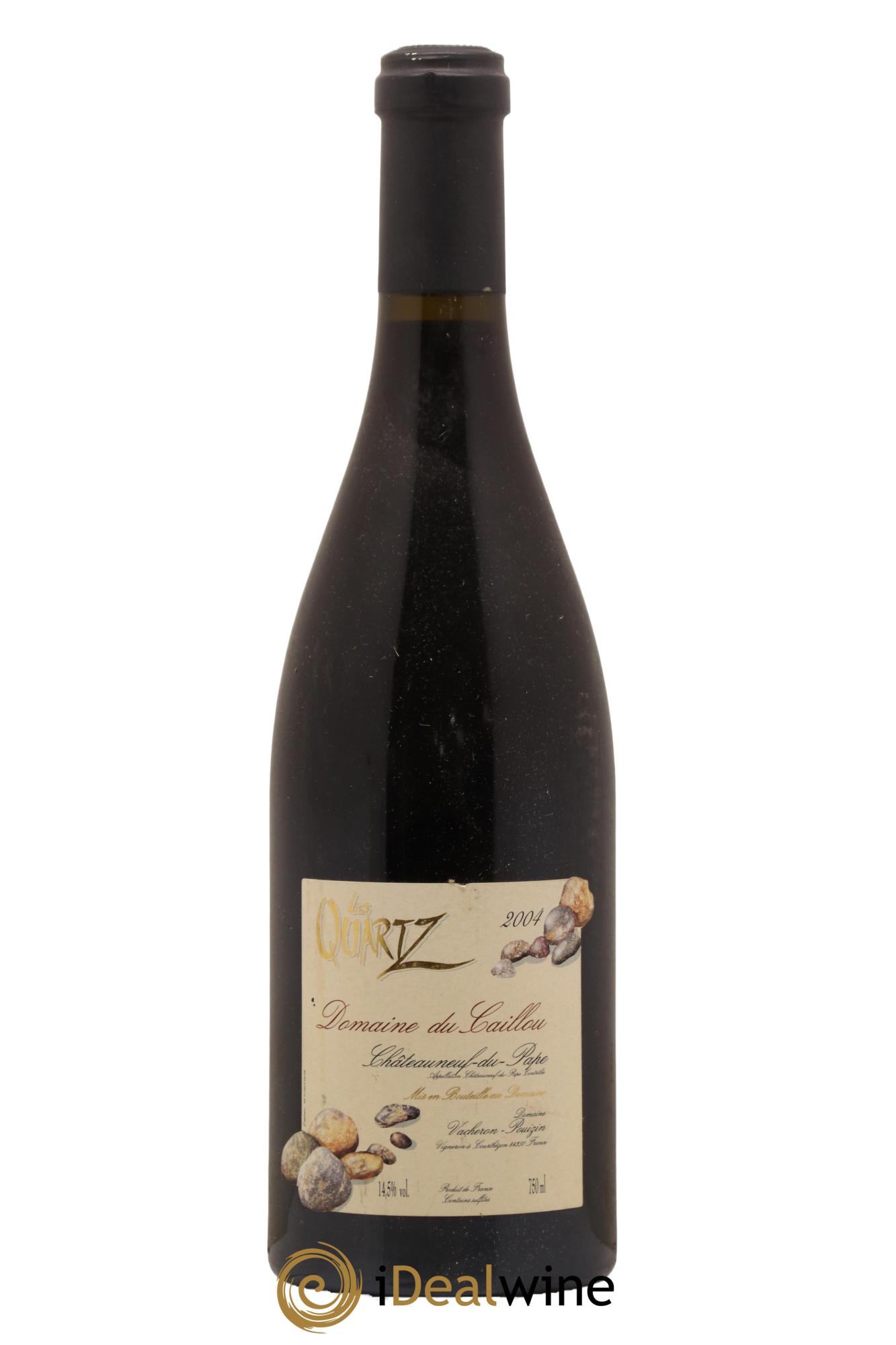 Châteauneuf-du-Pape Les Quartz Clos du Caillou 2004 - Lot de 1 bouteille - 0