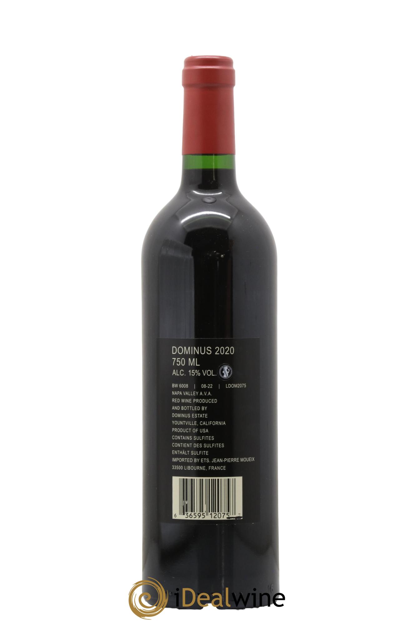 Napa Valley Dominus Christian Moueix 2020 - Lotto di 1 bottiglia - 1