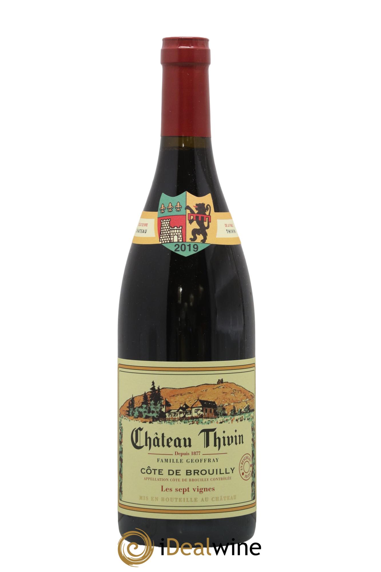 Côte de Brouilly Les 7 Vignes Château Thivin 2019 - Posten von 1 Flasche - 0
