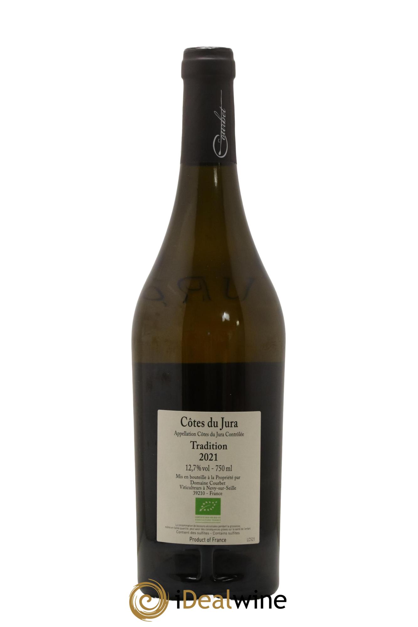 Côtes du Jura Domaine Courbet Tradition 2021 - Lot of 1 bottle - 1