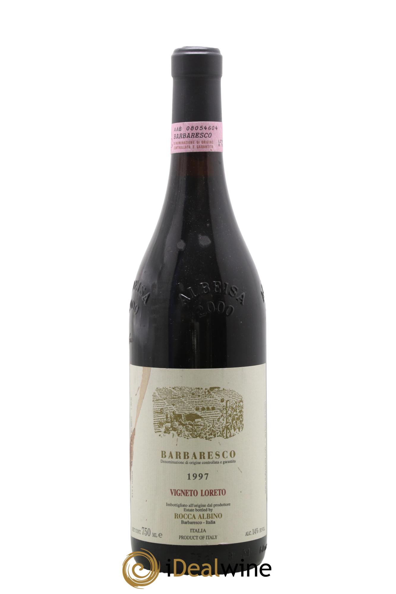 Barbaresco DOCG Vigneto Loreto Albino Rocca 1997 - Lot de 1 bouteille - 0