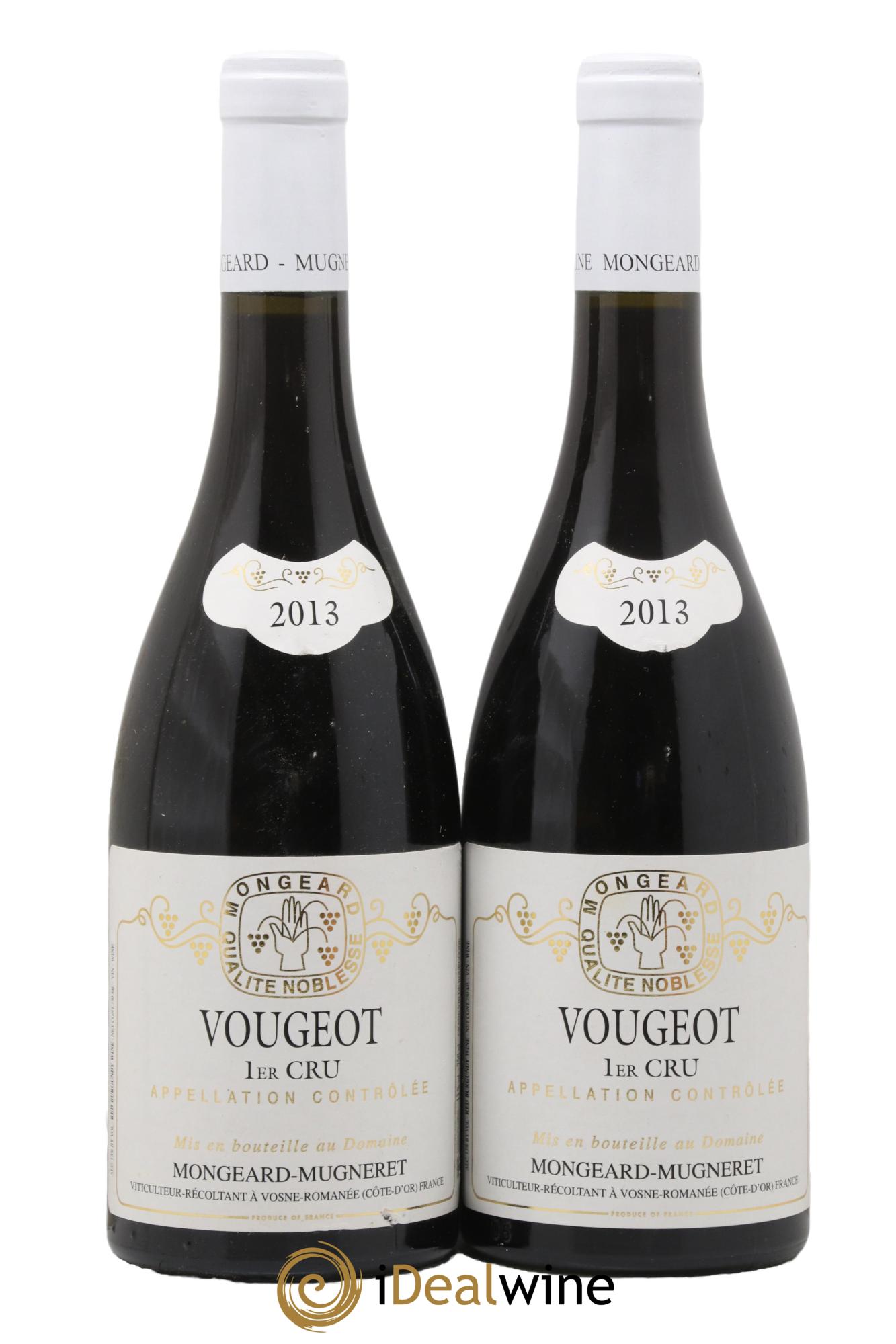 Vougeot 1er Cru Mongeard-Mugneret (Domaine) 2013 - Lot de 2 bouteilles - 0