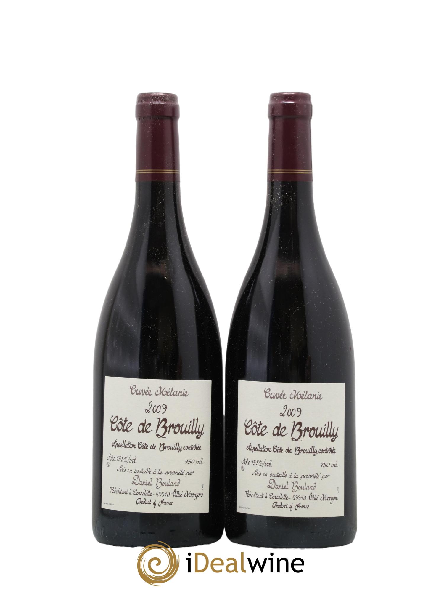 Côte de Brouilly Cuvée Mélanie Daniel Bouland (Domaine) 2009 - Lot de 2 bouteilles - 0