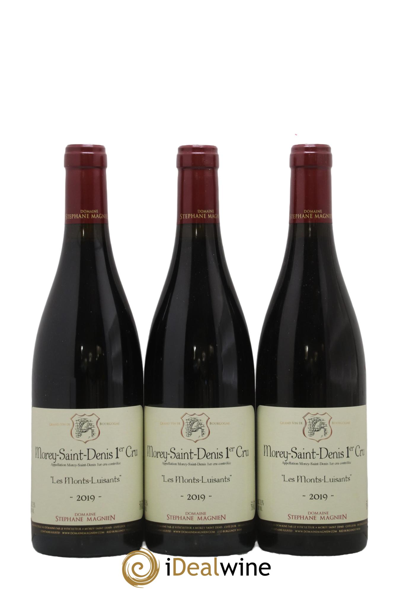 Morey Saint-Denis 1er Cru Les Monts-Luisants Stéphane Magnien 2019 - Lot of 3 bottles - 0