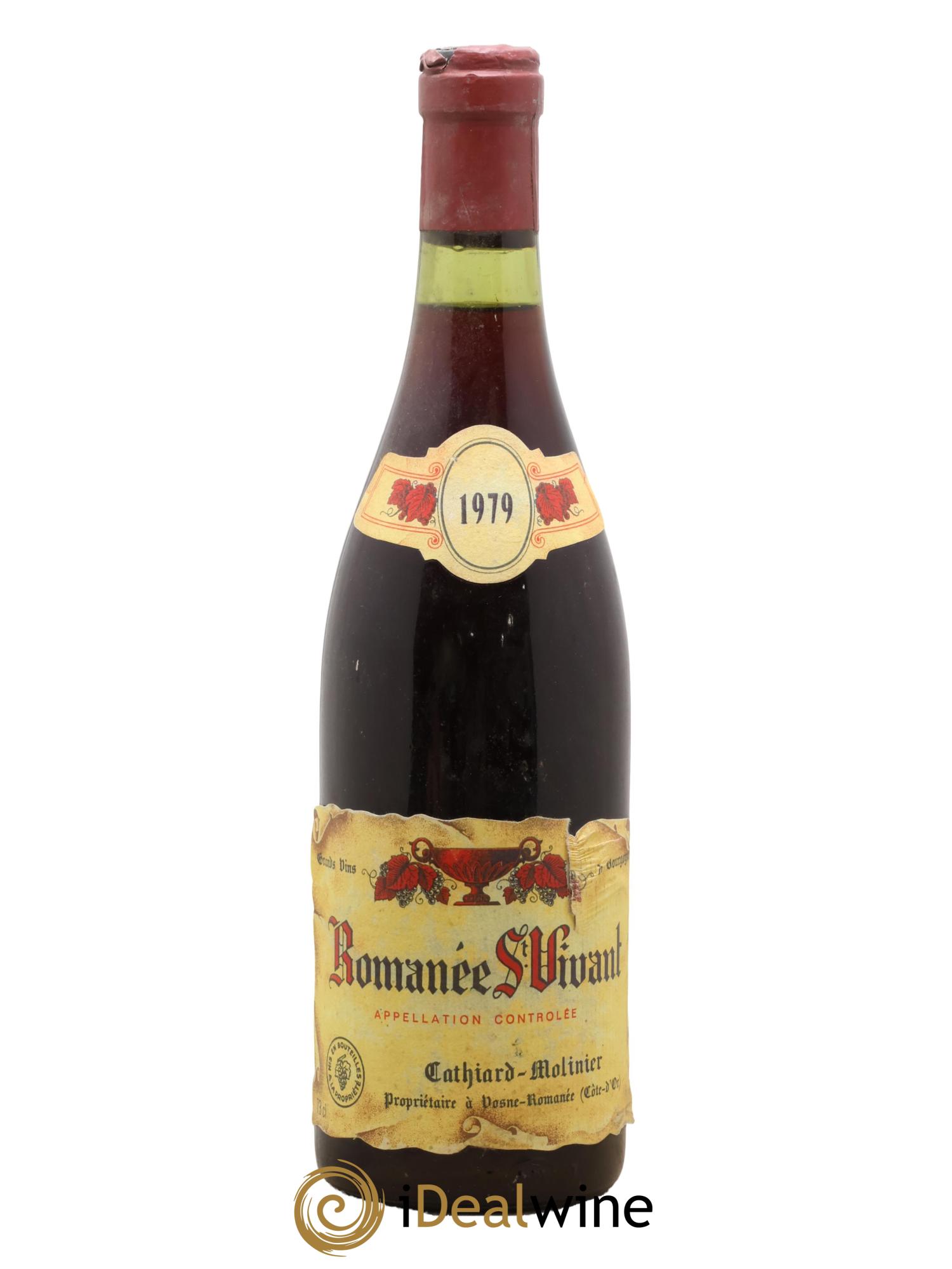 Romanée-Saint-Vivant Grand Cru Cathiard-Molinier 1979 - Posten von 1 Flasche - 0