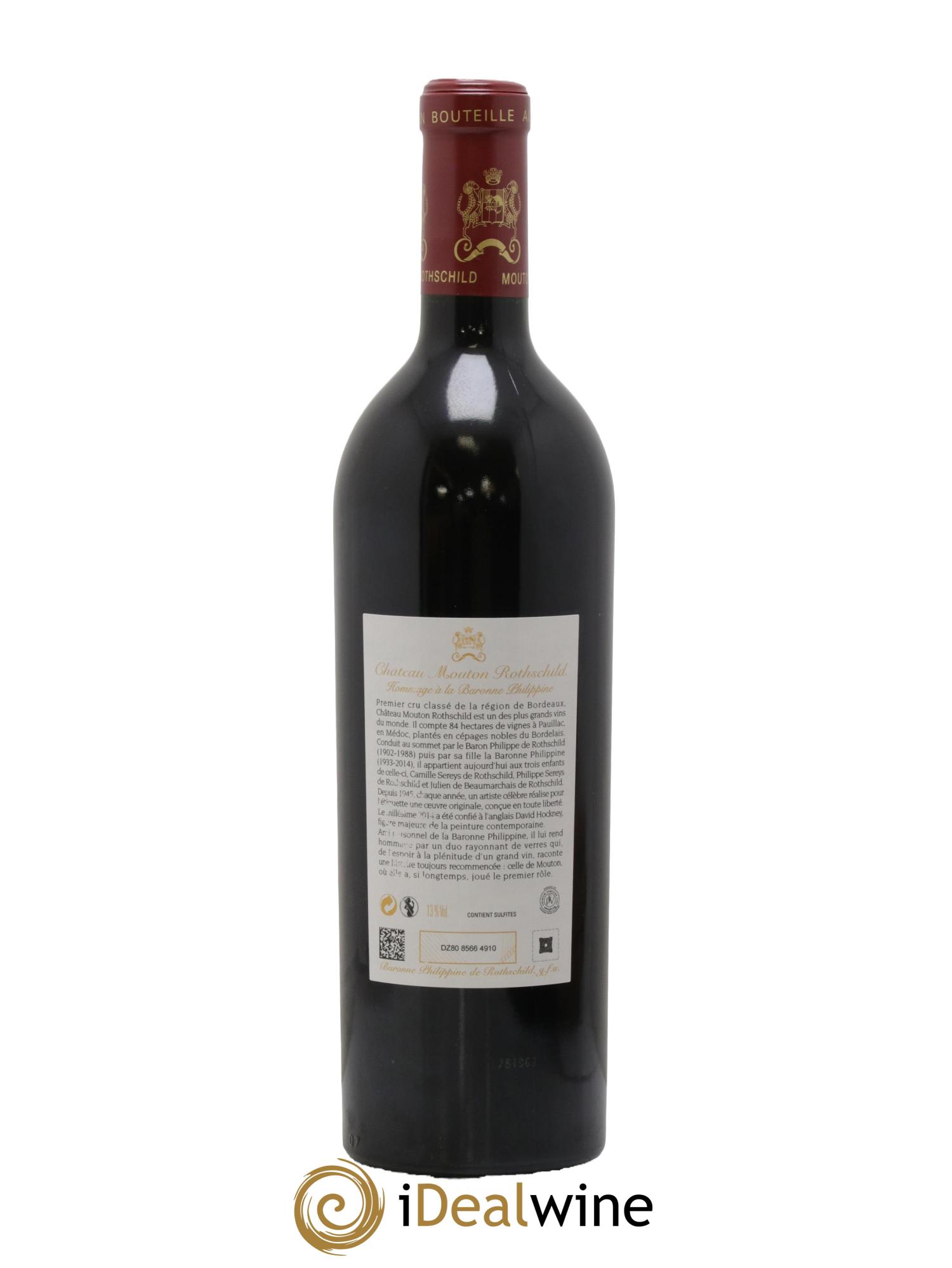 Château Mouton Rothschild 1er Grand Cru Classé 2014 - Lot of 1 bottle - 2