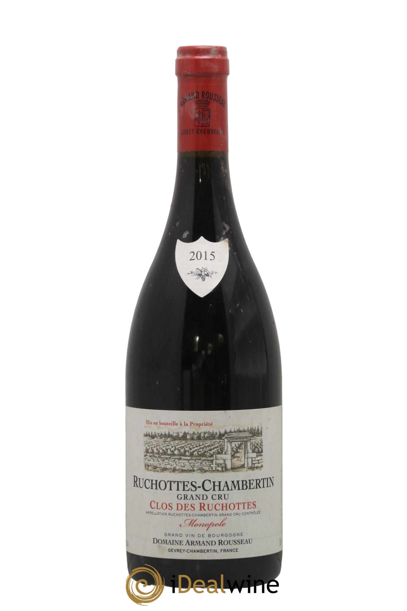 Ruchottes-Chambertin Grand Cru Clos des Ruchottes Armand Rousseau (Domaine) 2015 - Lot de 1 bouteille - 0