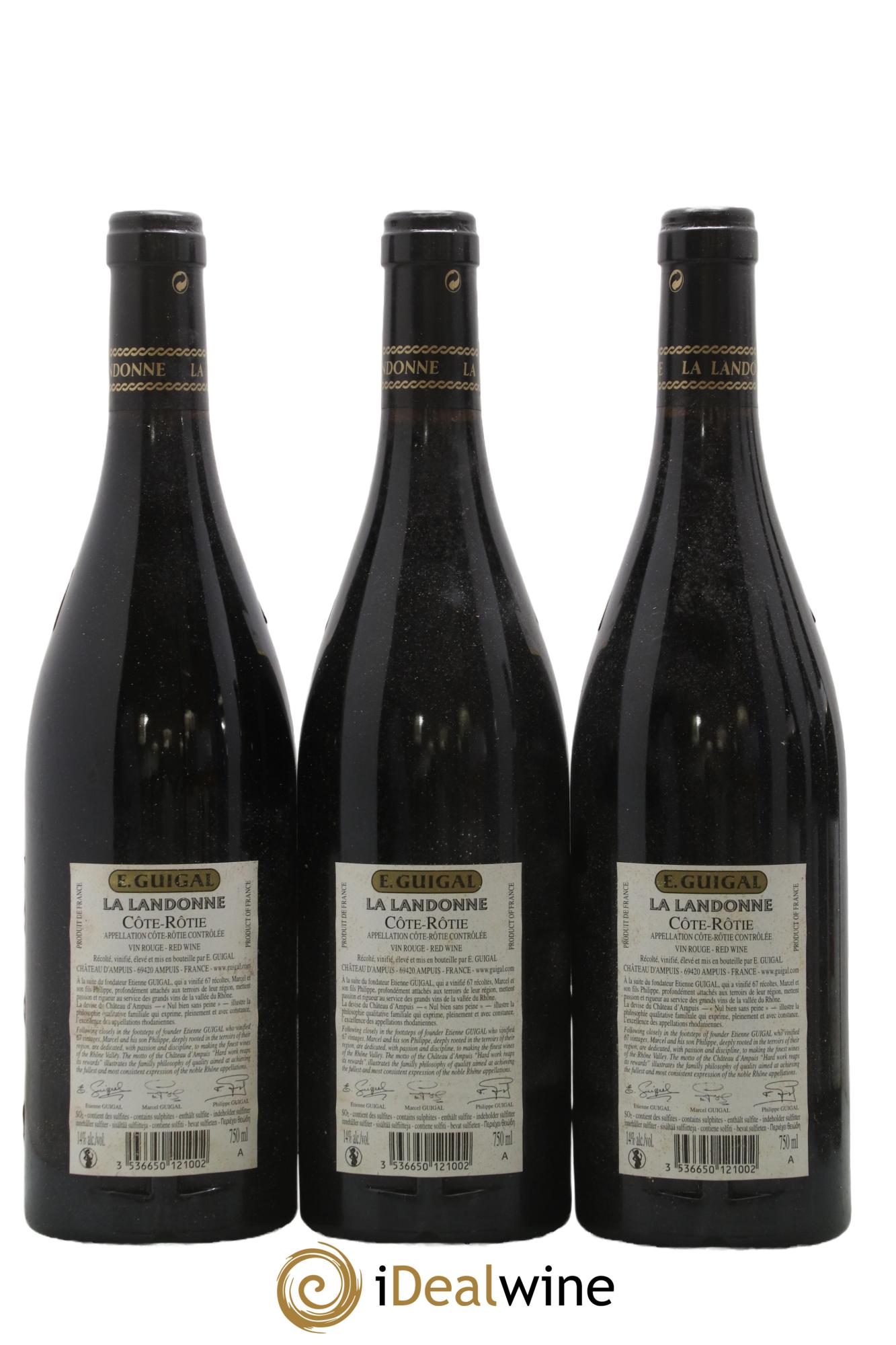 Côte-Rôtie La Landonne Guigal 2017 - Lot of 6 bottles - 2