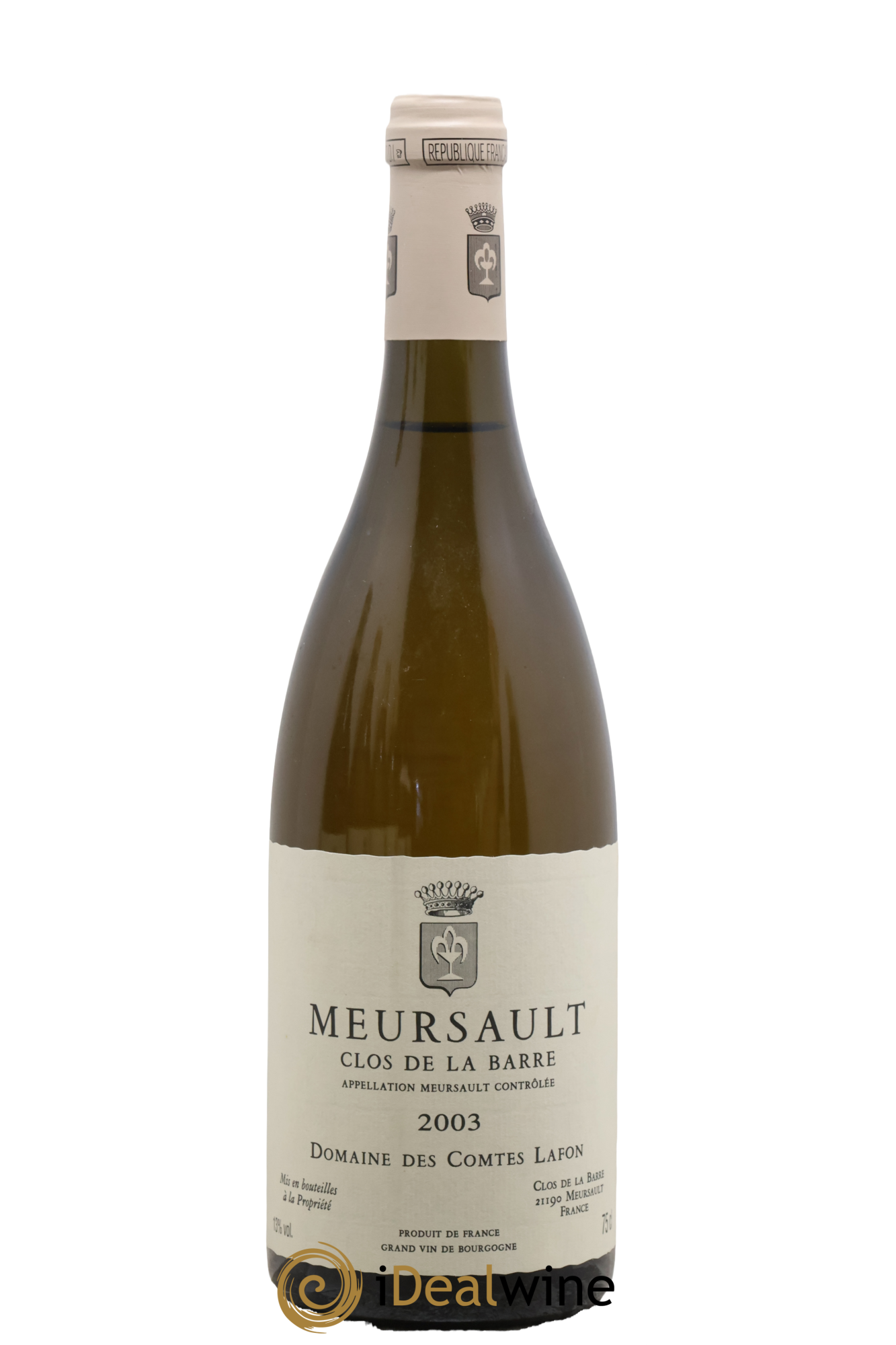 Meursault Clos de la Barre Comtes Lafon (Domaine des) 2003 - Posten von 1 Flasche - 0
