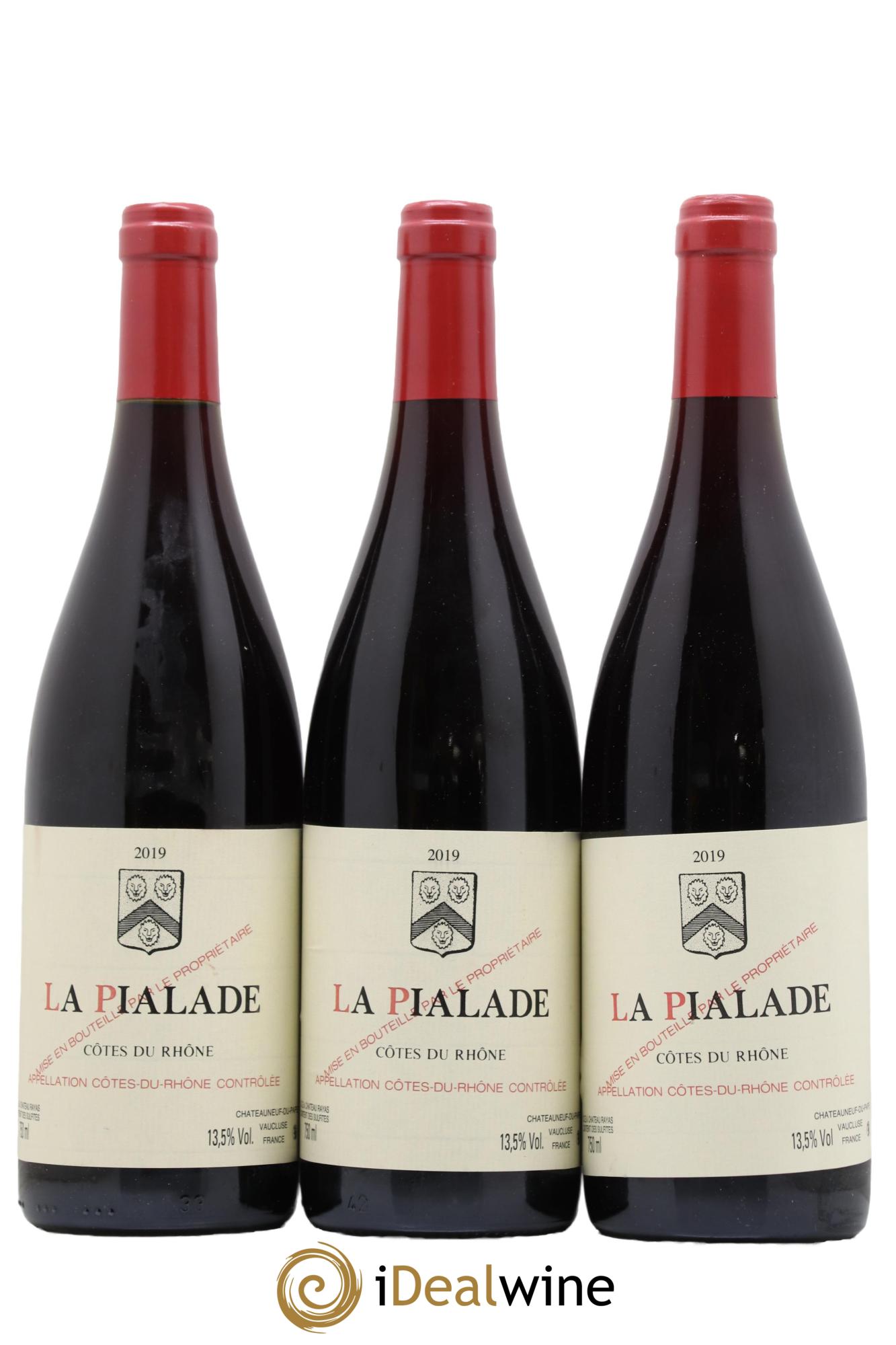 Côtes-du-Rhône La Pialade Emmanuel Reynaud 2019 - Lot de 3 bouteilles - 0