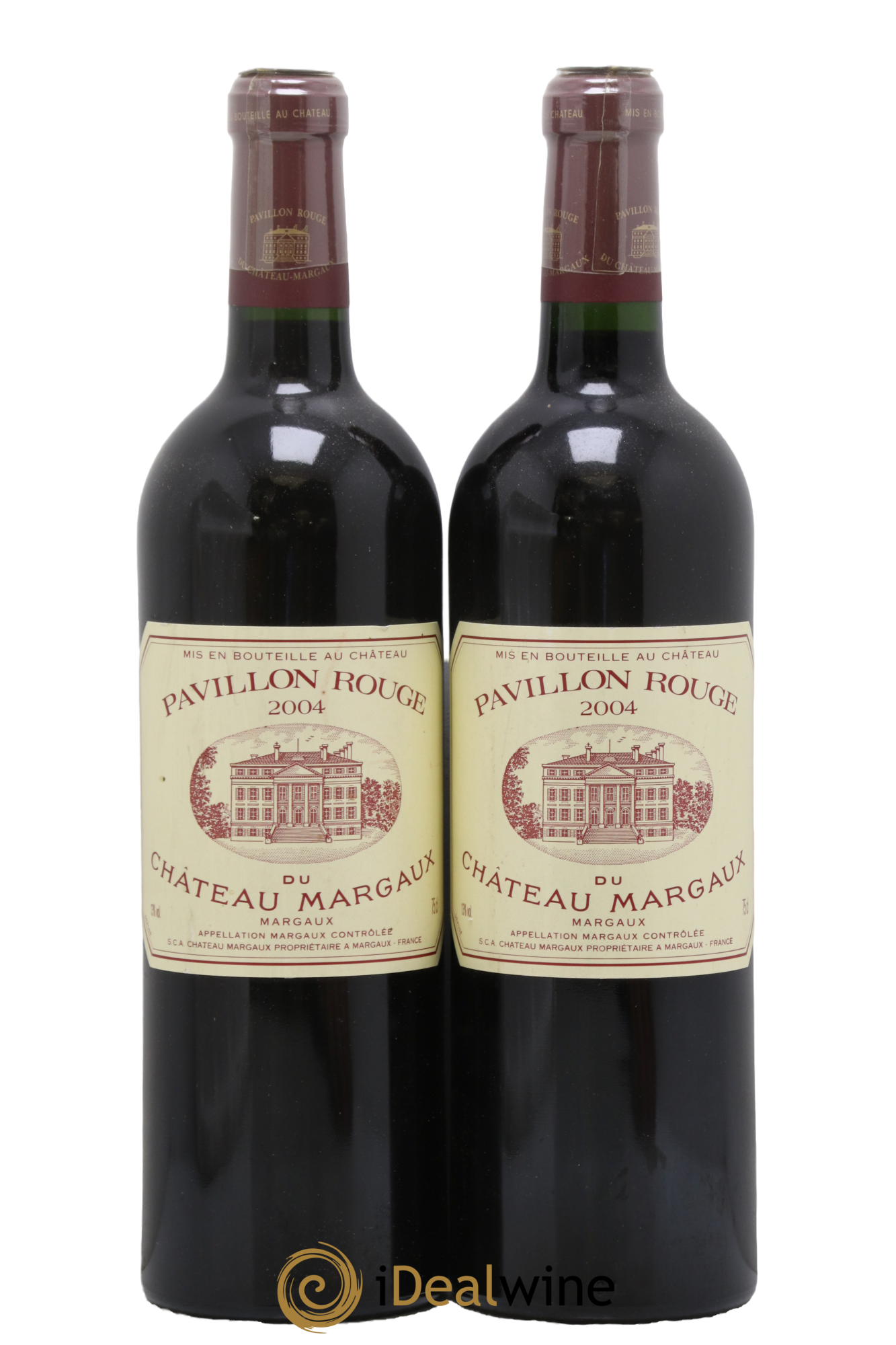 Pavillon Rouge du Château Margaux Second Vin 2004 - Lotto di 2 bottiglie - 0