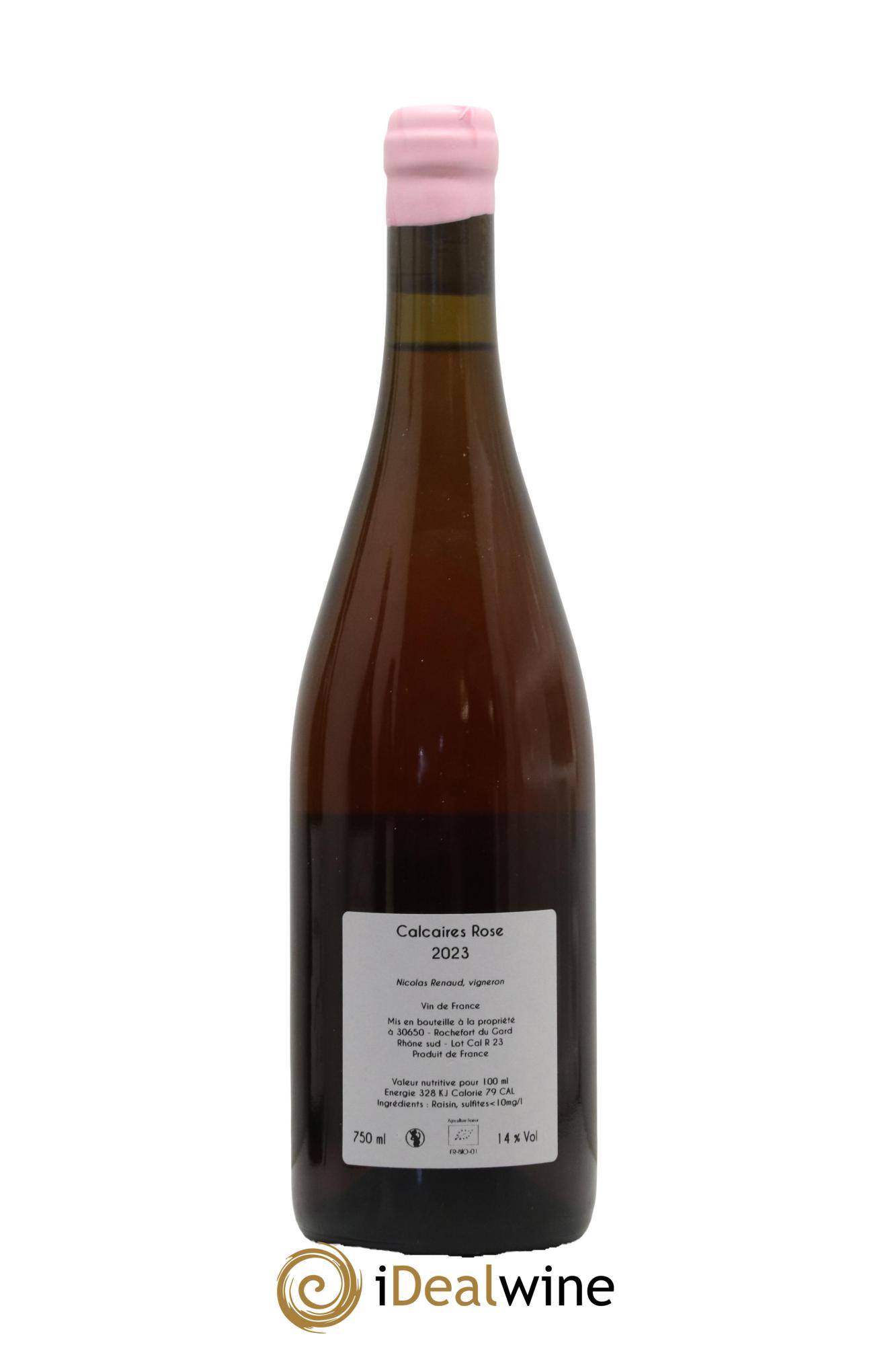 Vin de France Calcaire Rose Clos des Grillons 2023 - Lot de 1 bouteille - 1