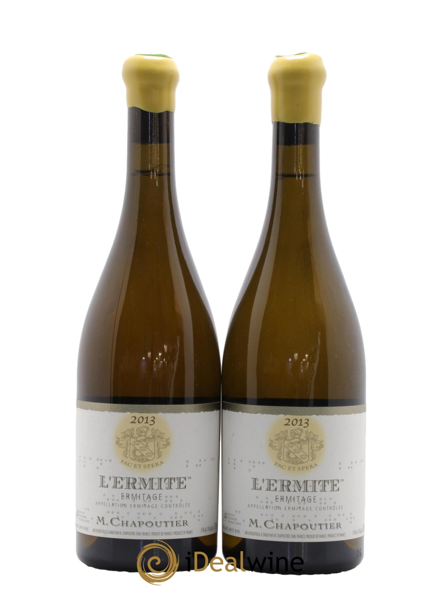 Hermitage Ermitage l'Ermite Chapoutier 2013 - Lot de 2 bouteilles - 0