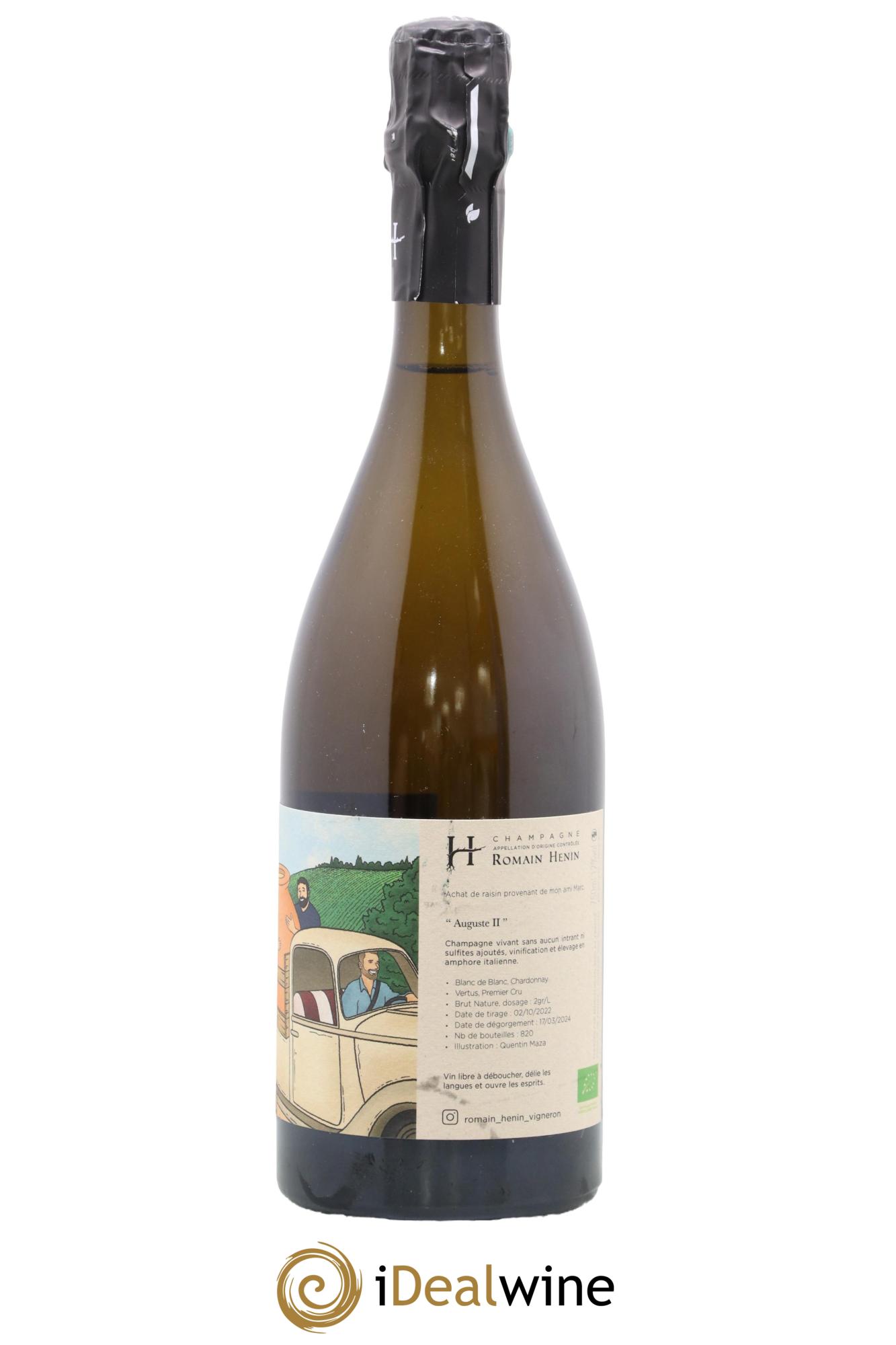 Auguste II Romain Henin - Posten von 1 Flasche - 1