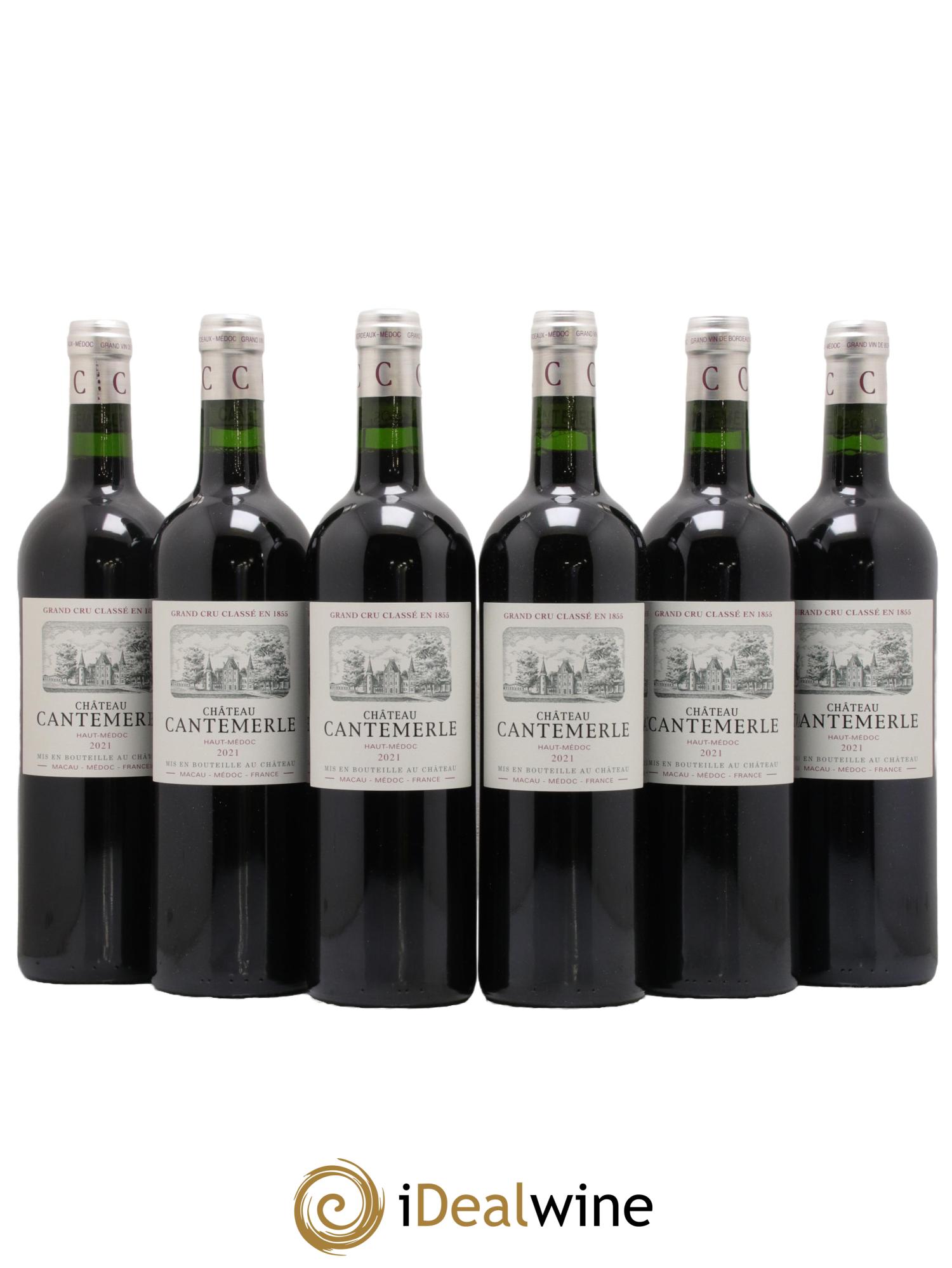 Château Cantemerle 5ème Grand Cru Classé 2021 - Lot de 6 bouteilles - 0