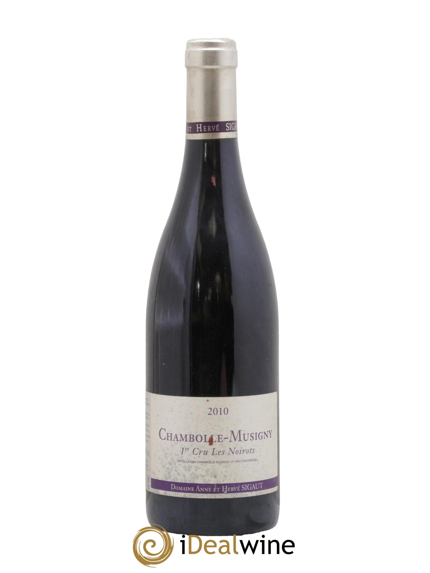 Chambolle-Musigny 1er Cru Les Noirots Anne et Hervé Sigaut (Domaine) 2010 - Lot of 1 bottle - 0