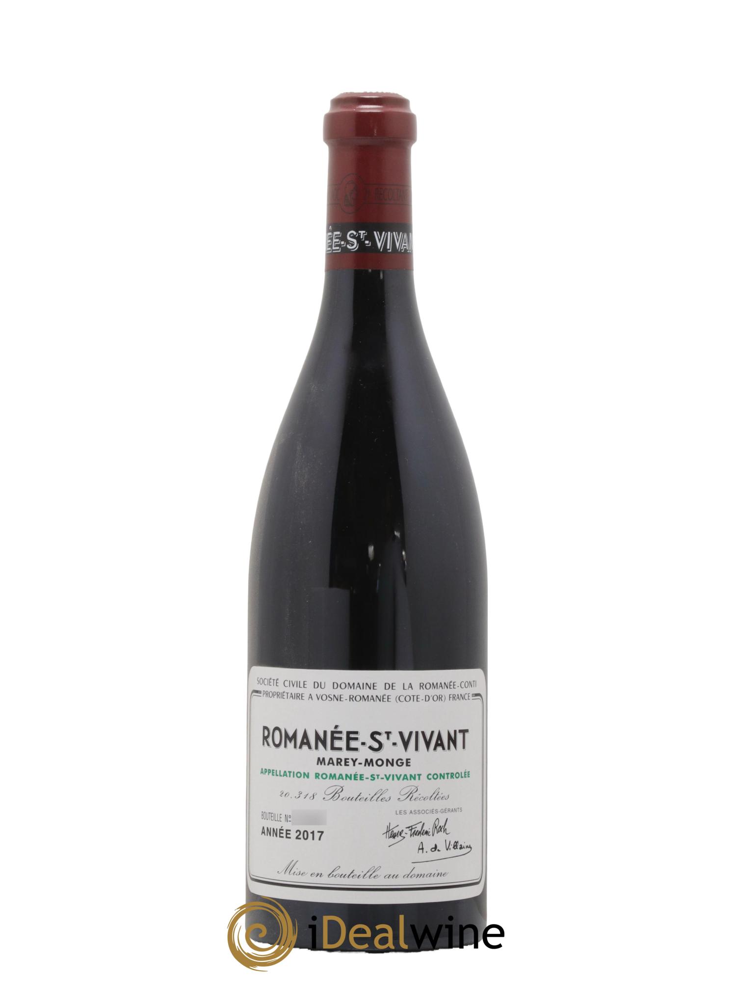 Romanée-Saint-Vivant Grand Cru Domaine de la Romanée-Conti 2017 - Lot of 1 bottle - 0