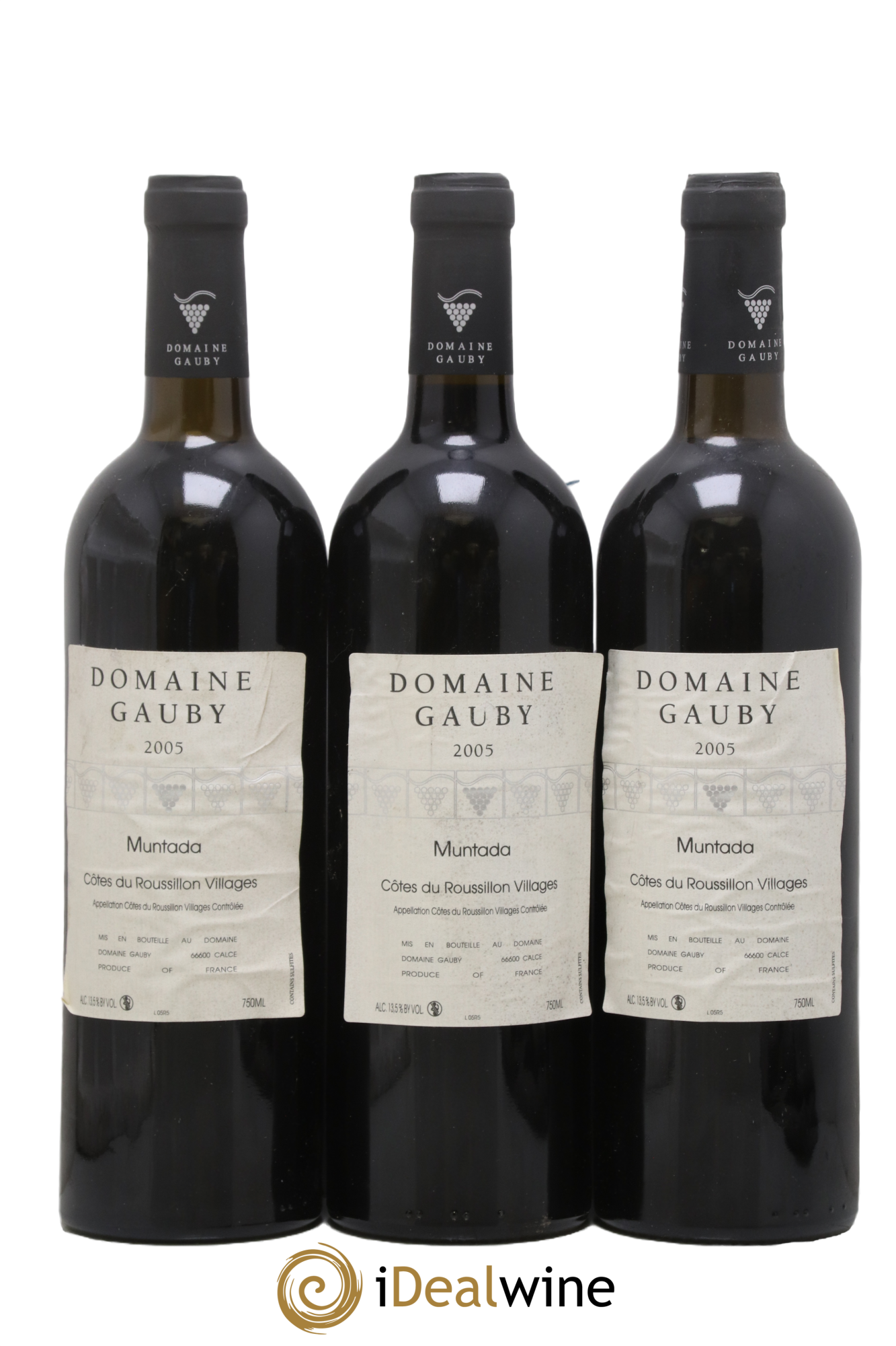 Côtes Catalanes (anciennement Côtes du Roussillon Villages) La Muntada Gauby (Domaine) 2005 - Lotto di 3 bottiglie - 0