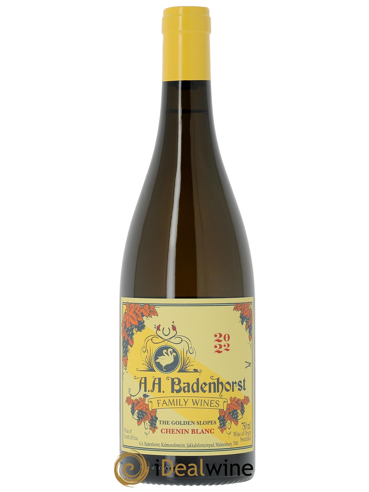 Swartland AA. Badenhorst Family Wines Gloden Slopes 2022 - Lot de 1 bouteille - 0