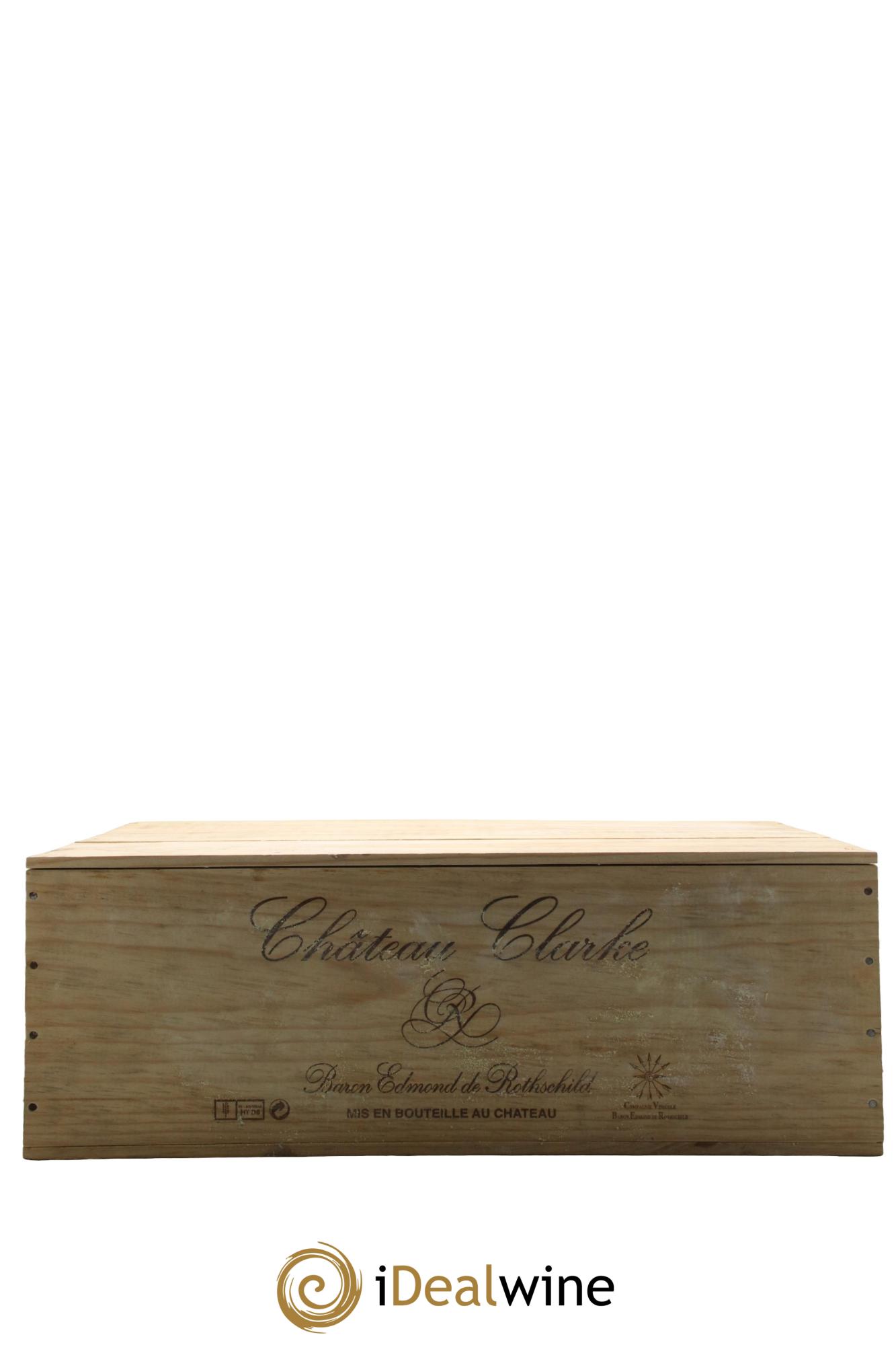 Château Clarke 2008 - Lot de 12 bouteilles - 1