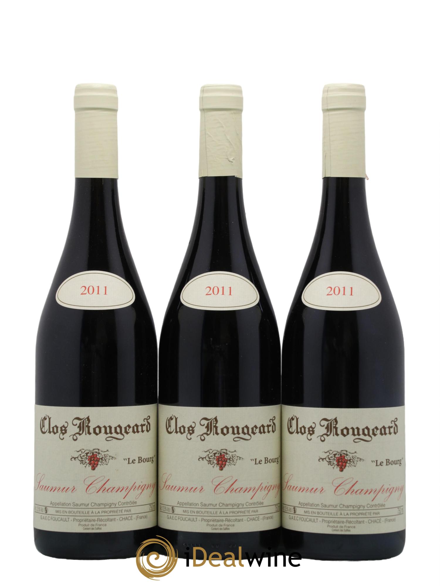 Saumur-Champigny Le Bourg Clos Rougeard 2011 - Lot de 3 bouteilles - 0