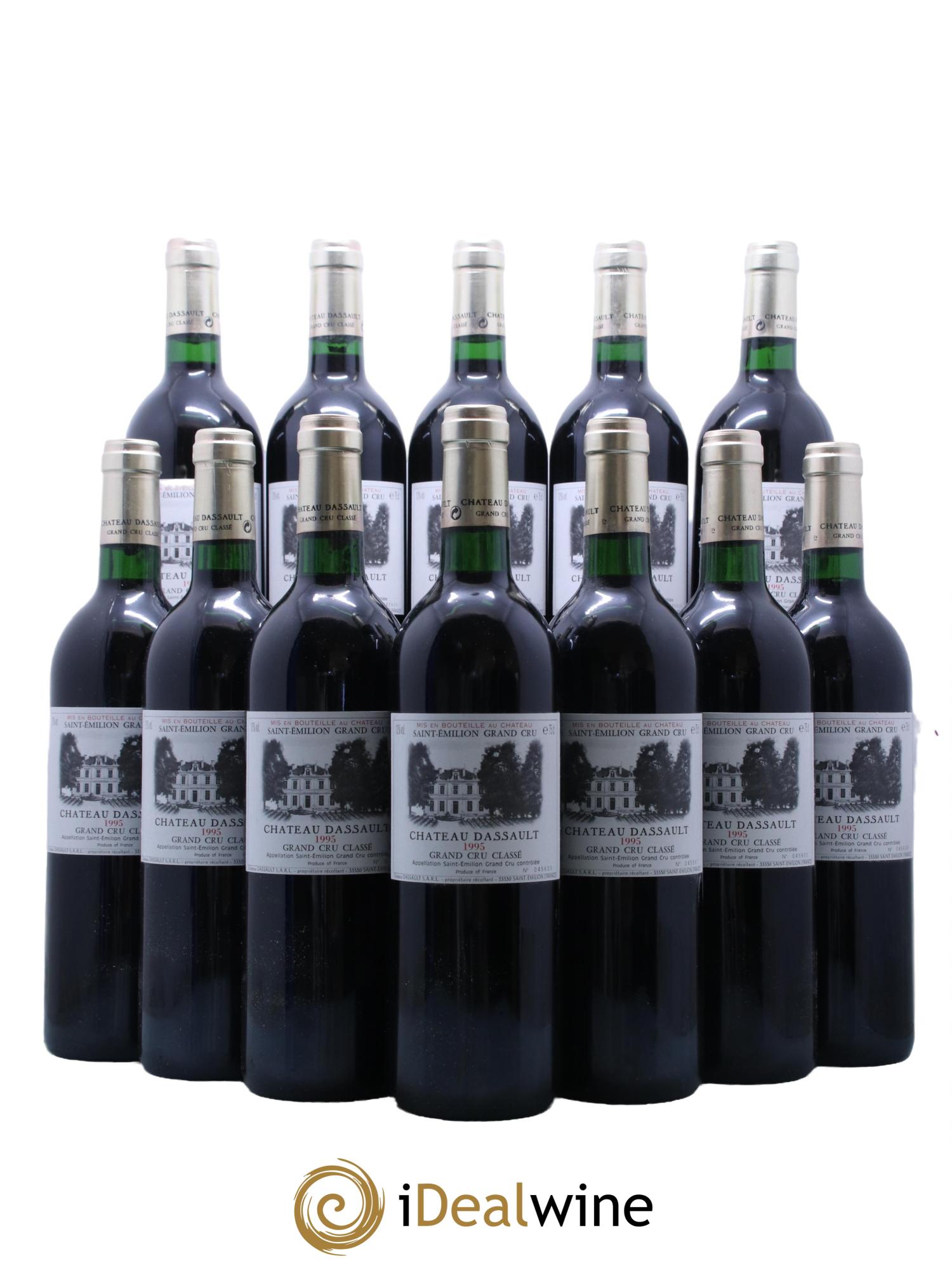 Château Dassault Grand Cru Classé 1995 - Lot de 12 bouteilles - 0