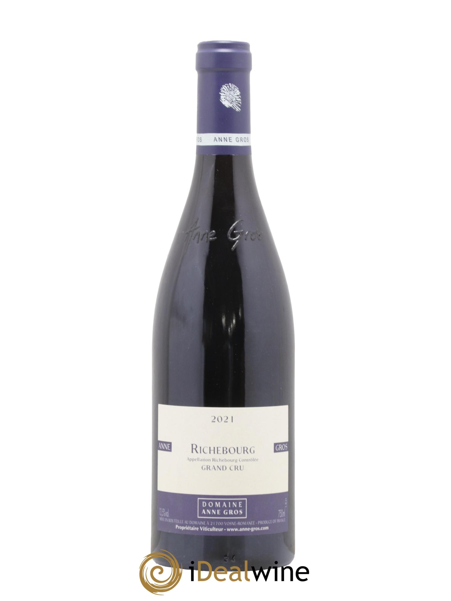 Richebourg Grand Cru Anne Gros 2021 - Lot de 1 bouteille - 0