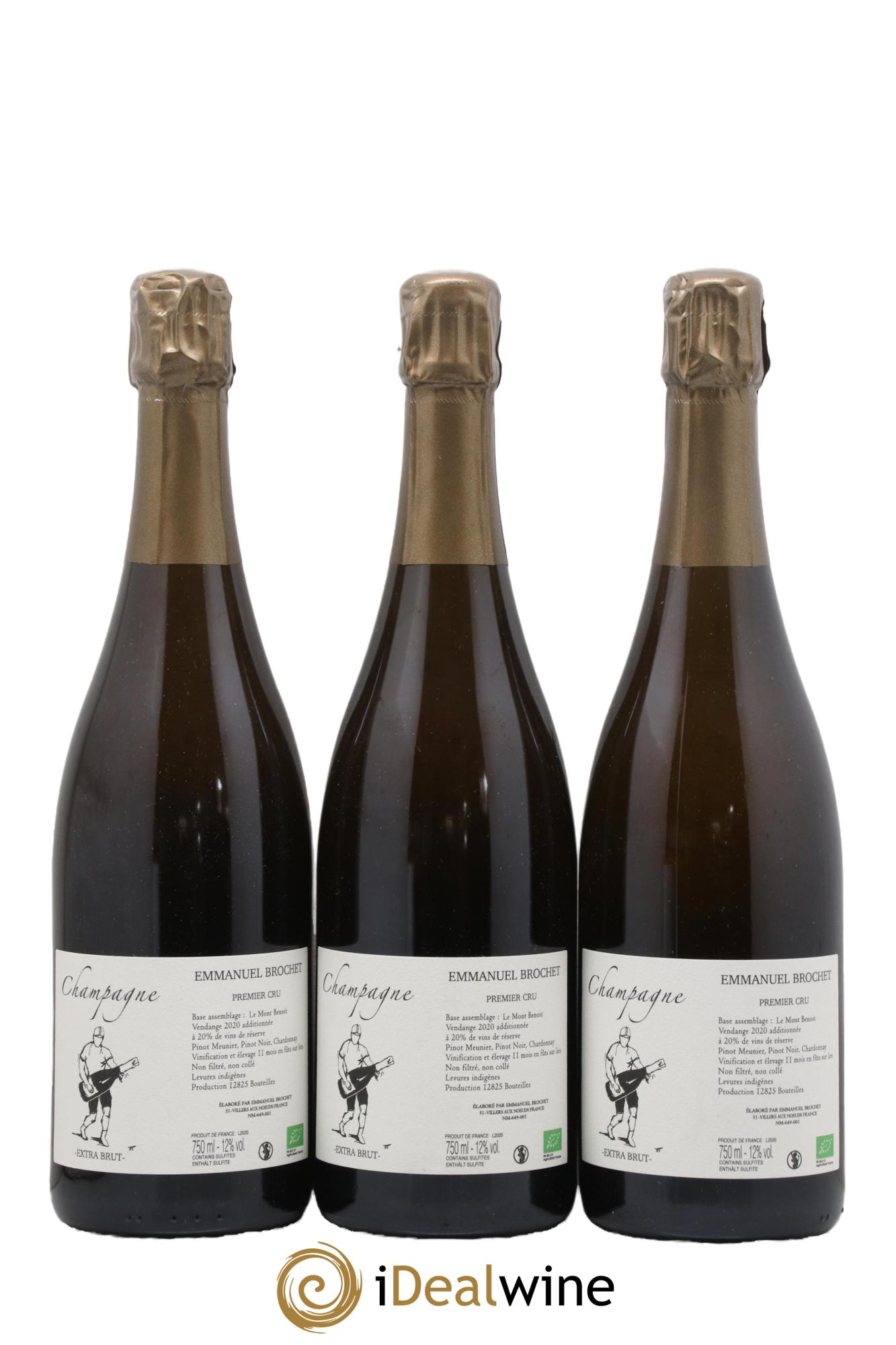 Extra Brut Premier Cru Emmanuel Brochet - Lot de 3 bouteilles - 0