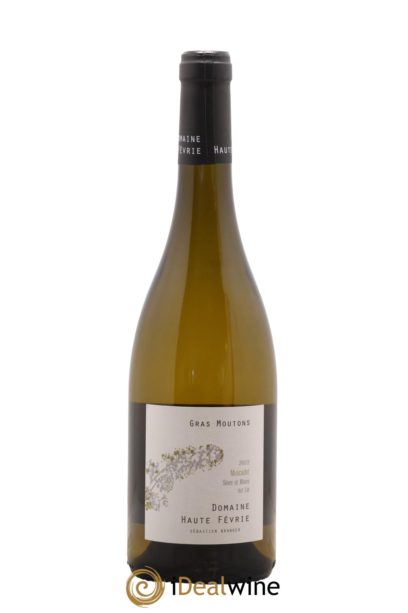 Muscadet-Sèvre-et-Maine sur lie Gras Moutons Domaine Haute Févrie 2022 - Lot de 1 bouteille - 0