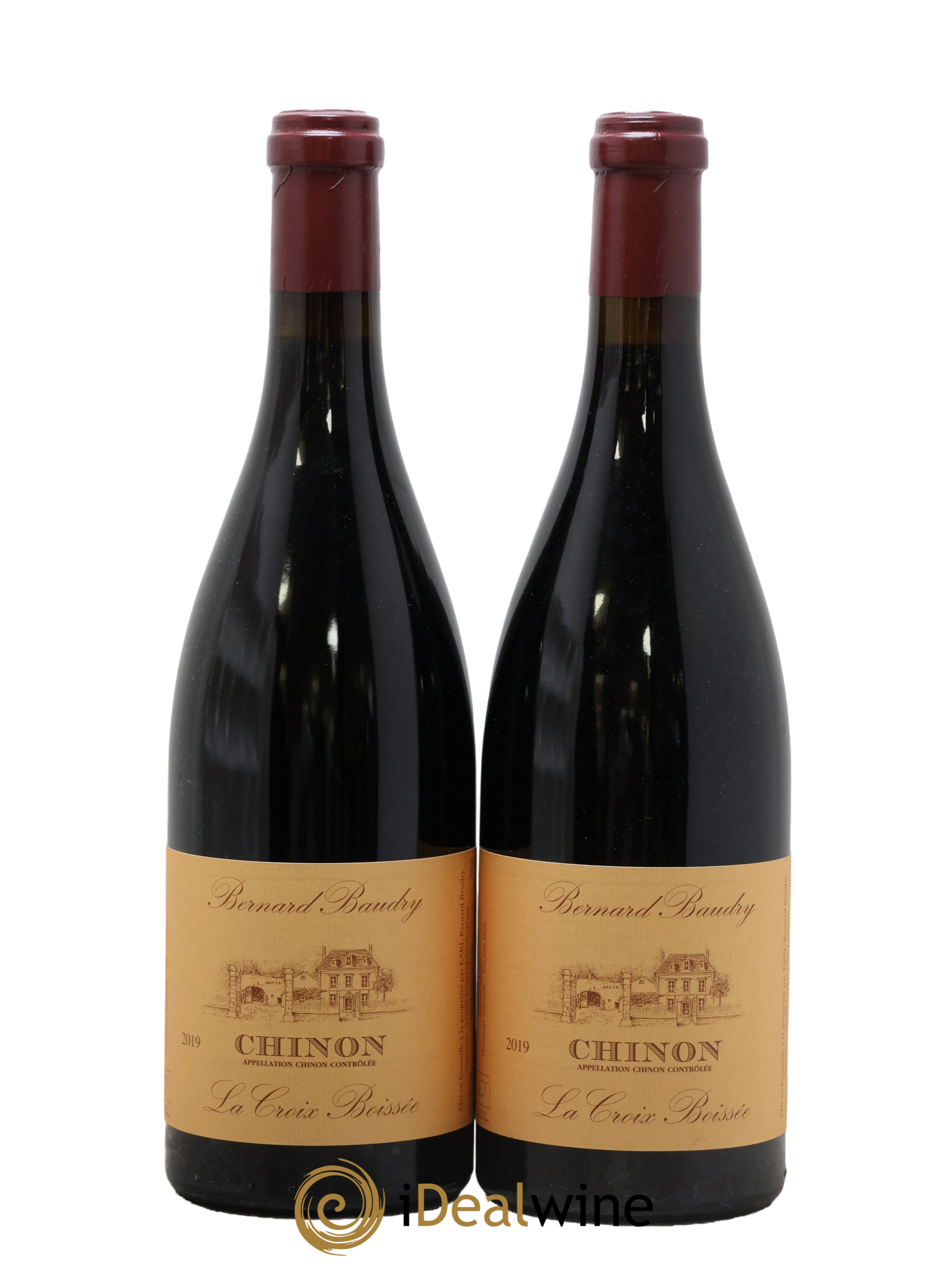 Chinon La Croix Boissée Bernard Baudry 2019 - Lot de 2 bouteilles - 0