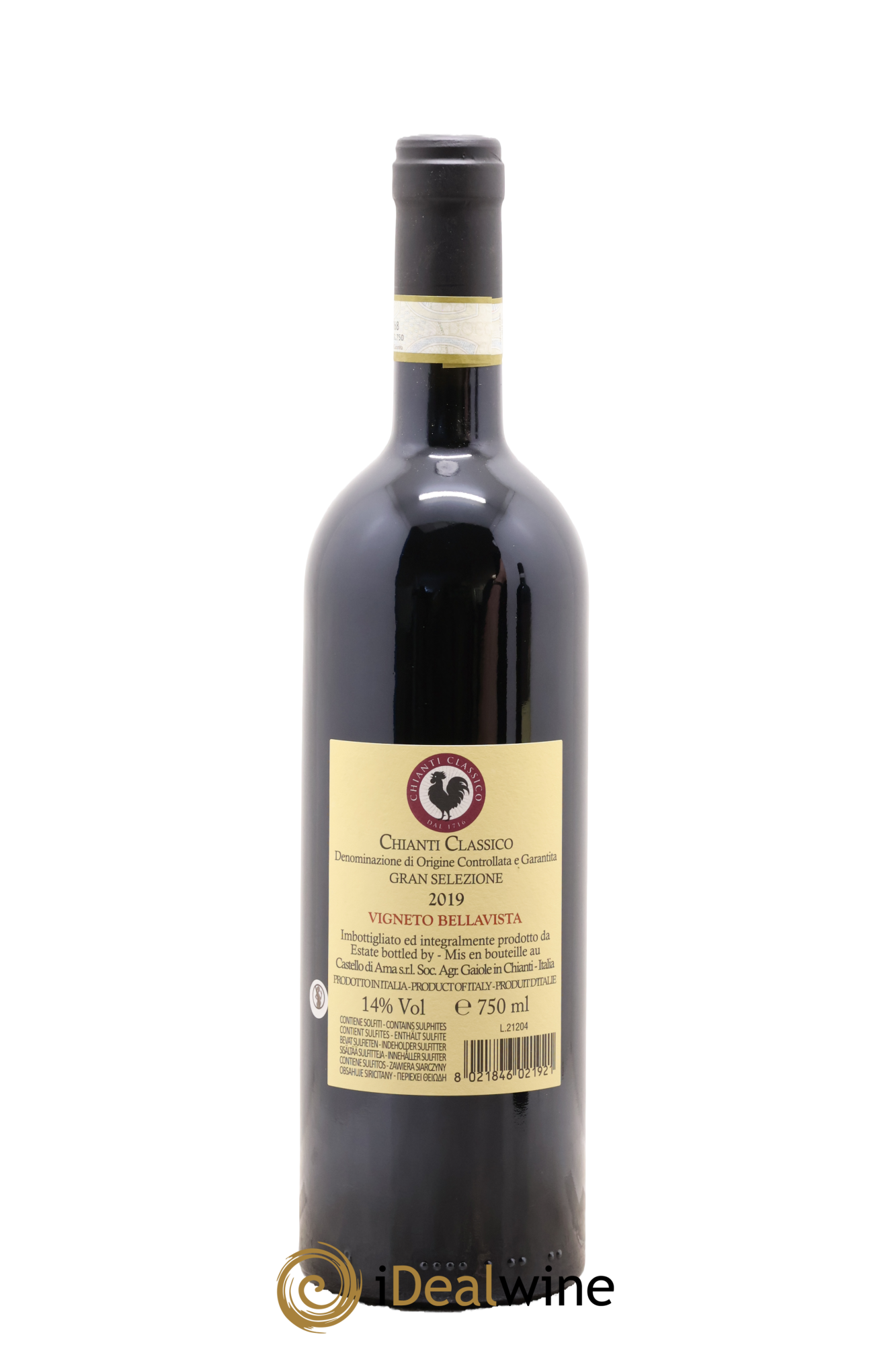 Chianti Classico DOCG Gran Selezione Vigneto Bellavista Castello di Ama 2019 - Lot de 1 bouteille - 1