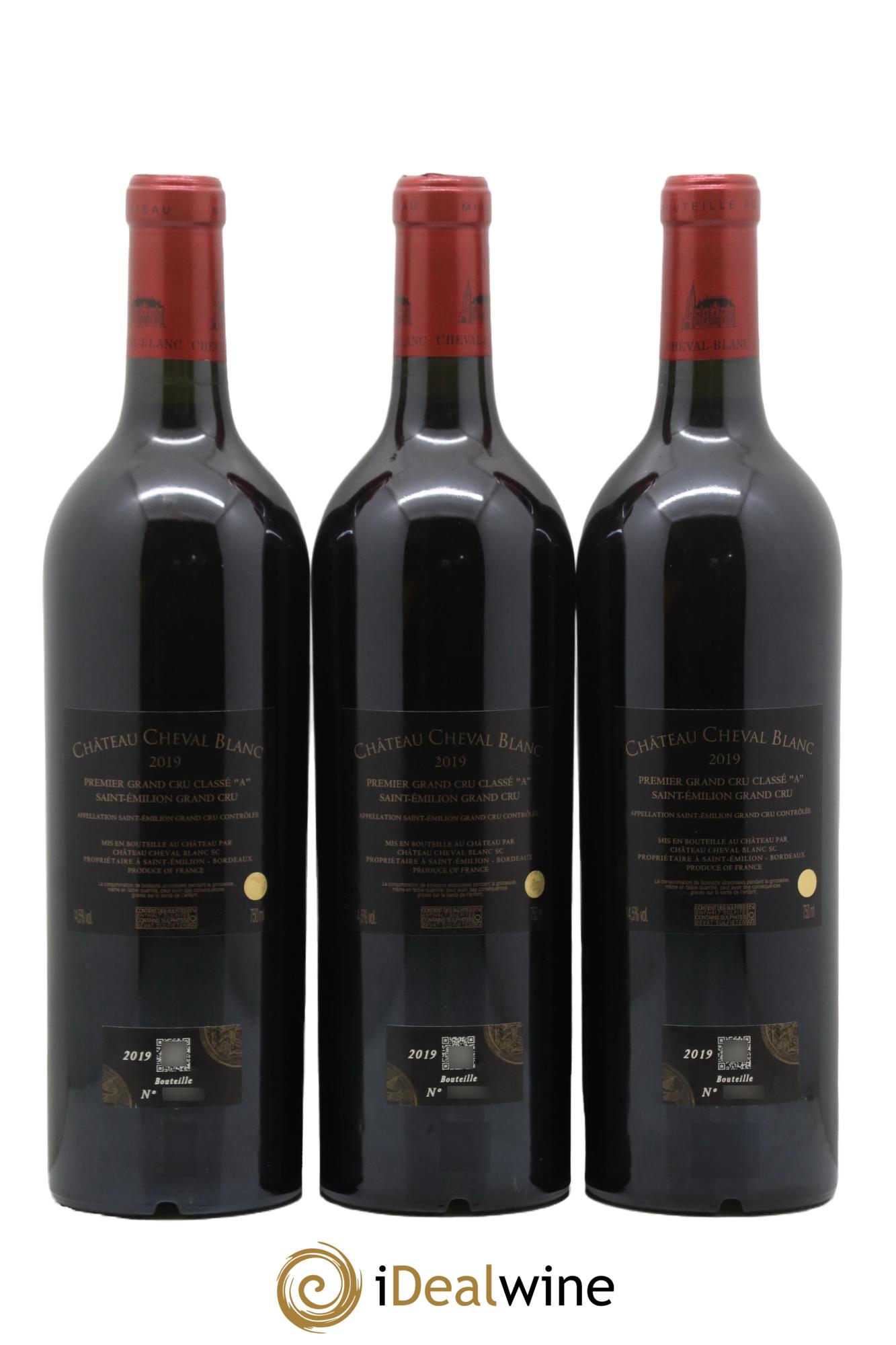 Château Cheval Blanc 1er Grand Cru Classé A  2019 - Lot de 6 bouteilles - 2