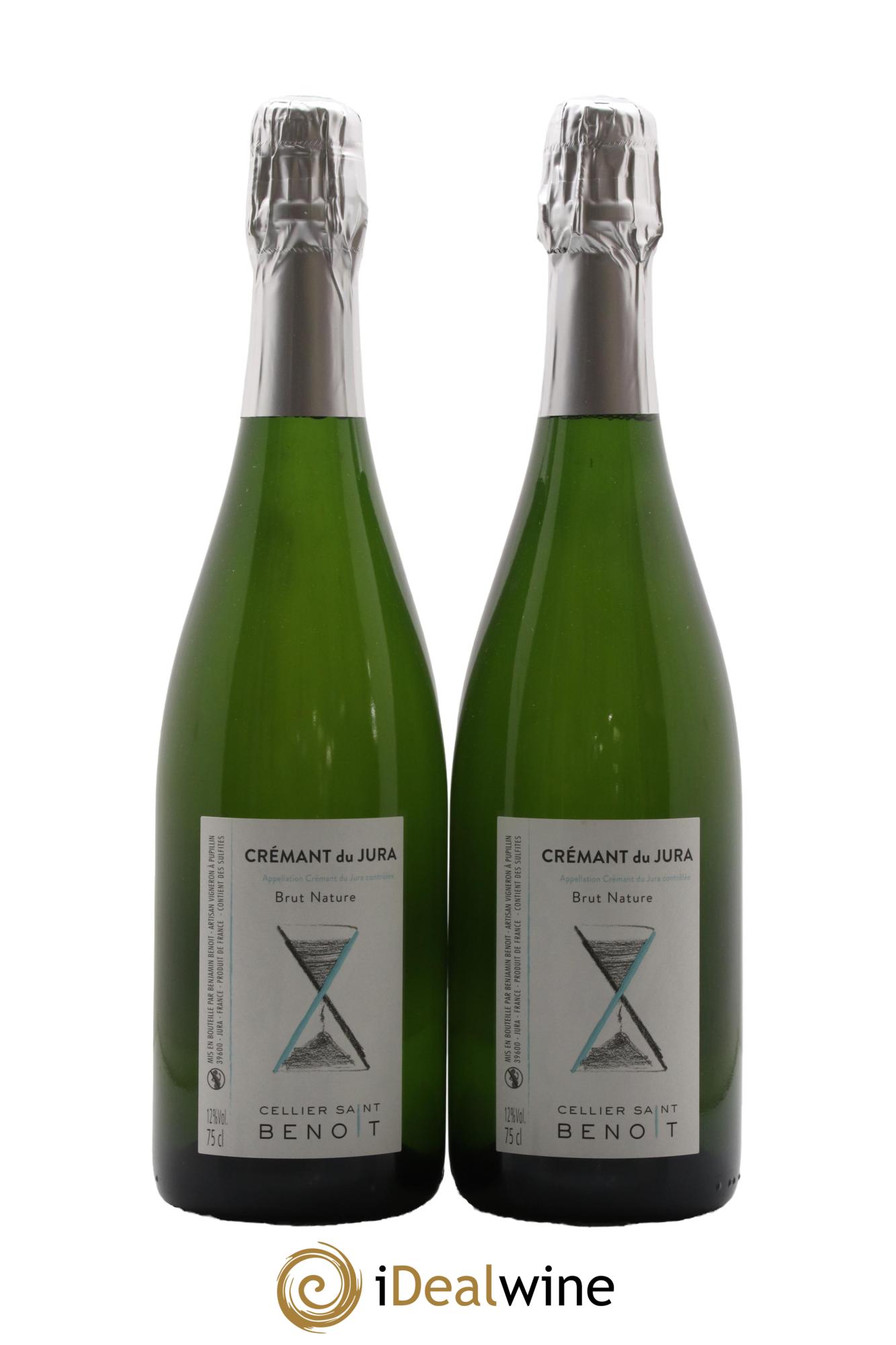 Crémant du Jura Brut Nature Cellier Saint Benoît - Lotto di 2 bottiglie - 0