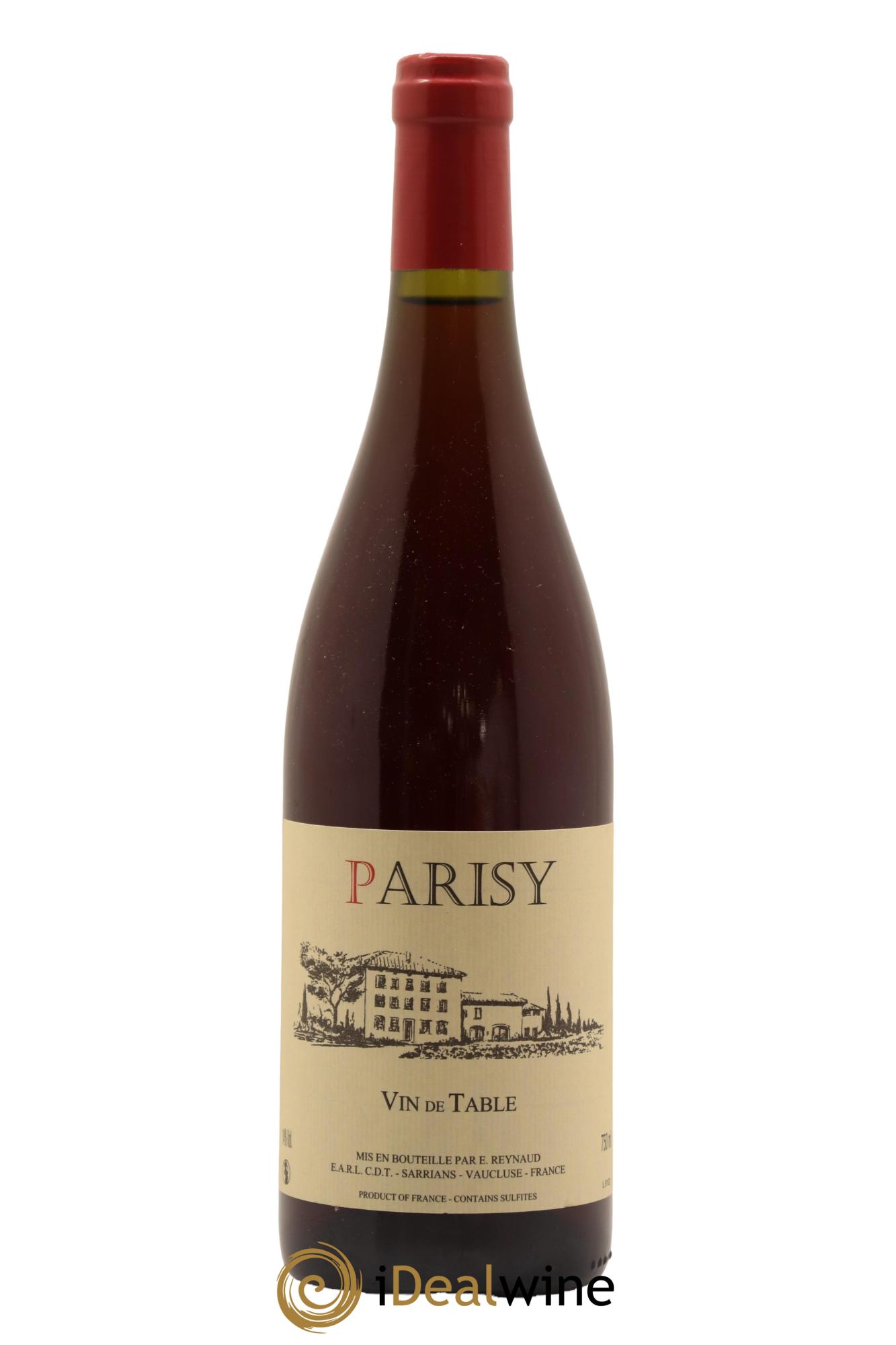 Vin de Table Parisy Emmanuel Reynaud - Posten von 1 Flasche - 0