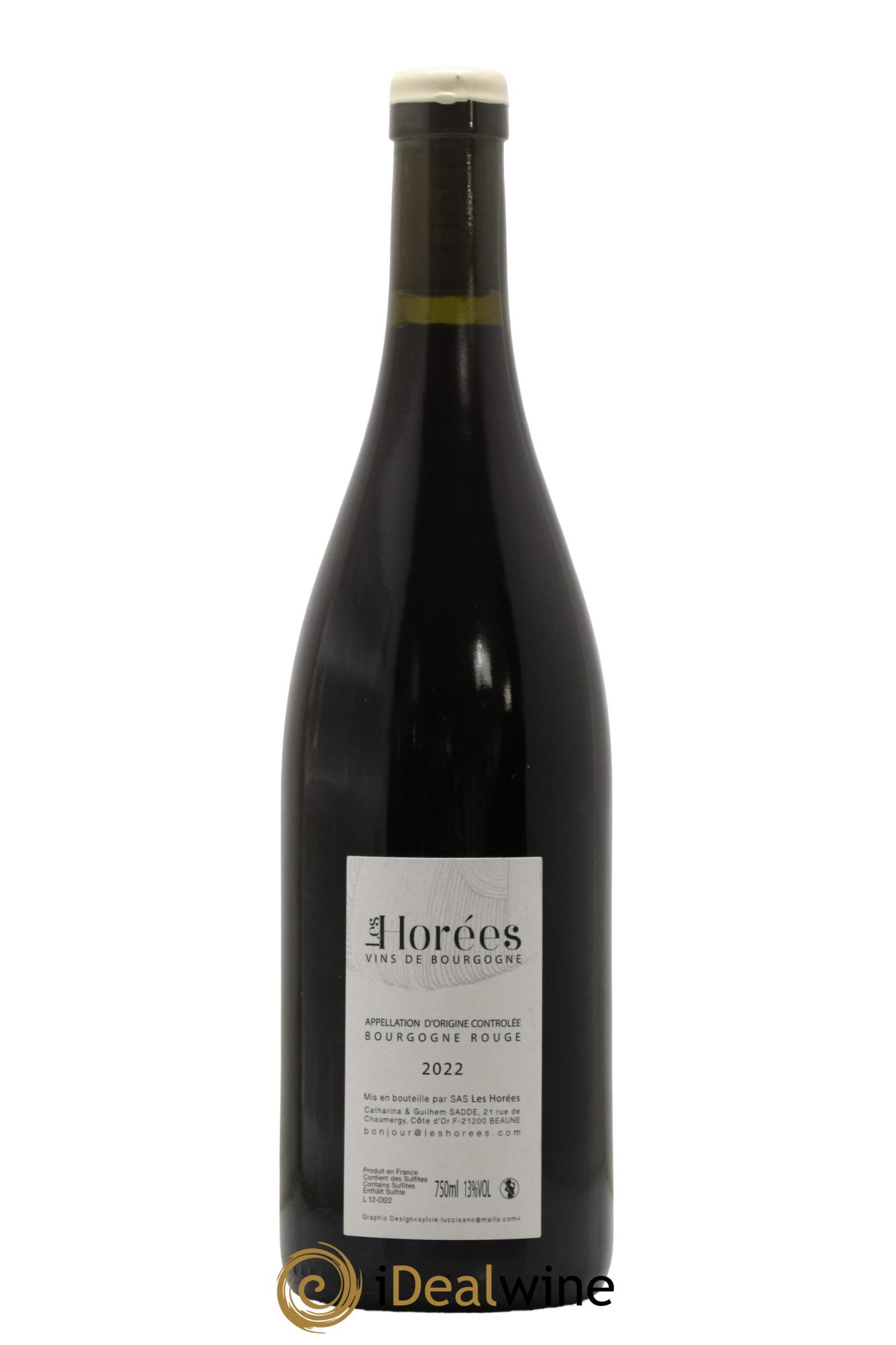 Bourgogne Des Six Ifs Les Horées 2022 - Lot de 1 bouteille - 1