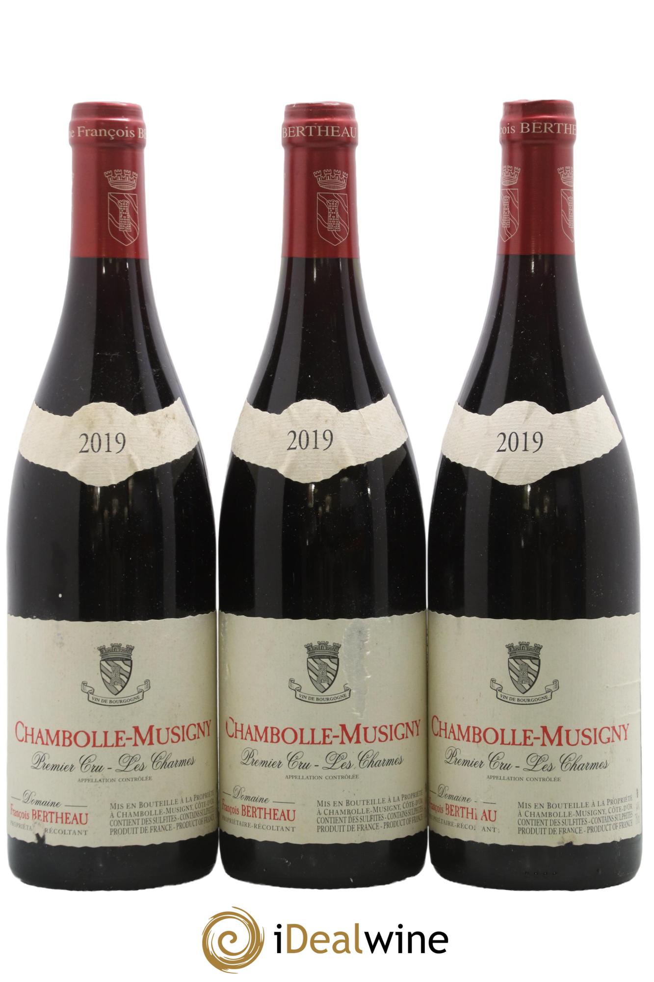 Chambolle-Musigny 1er Cru Les Charmes Bertheau & Fils (Domaine) 2019 - Lot of 3 bottles - 0