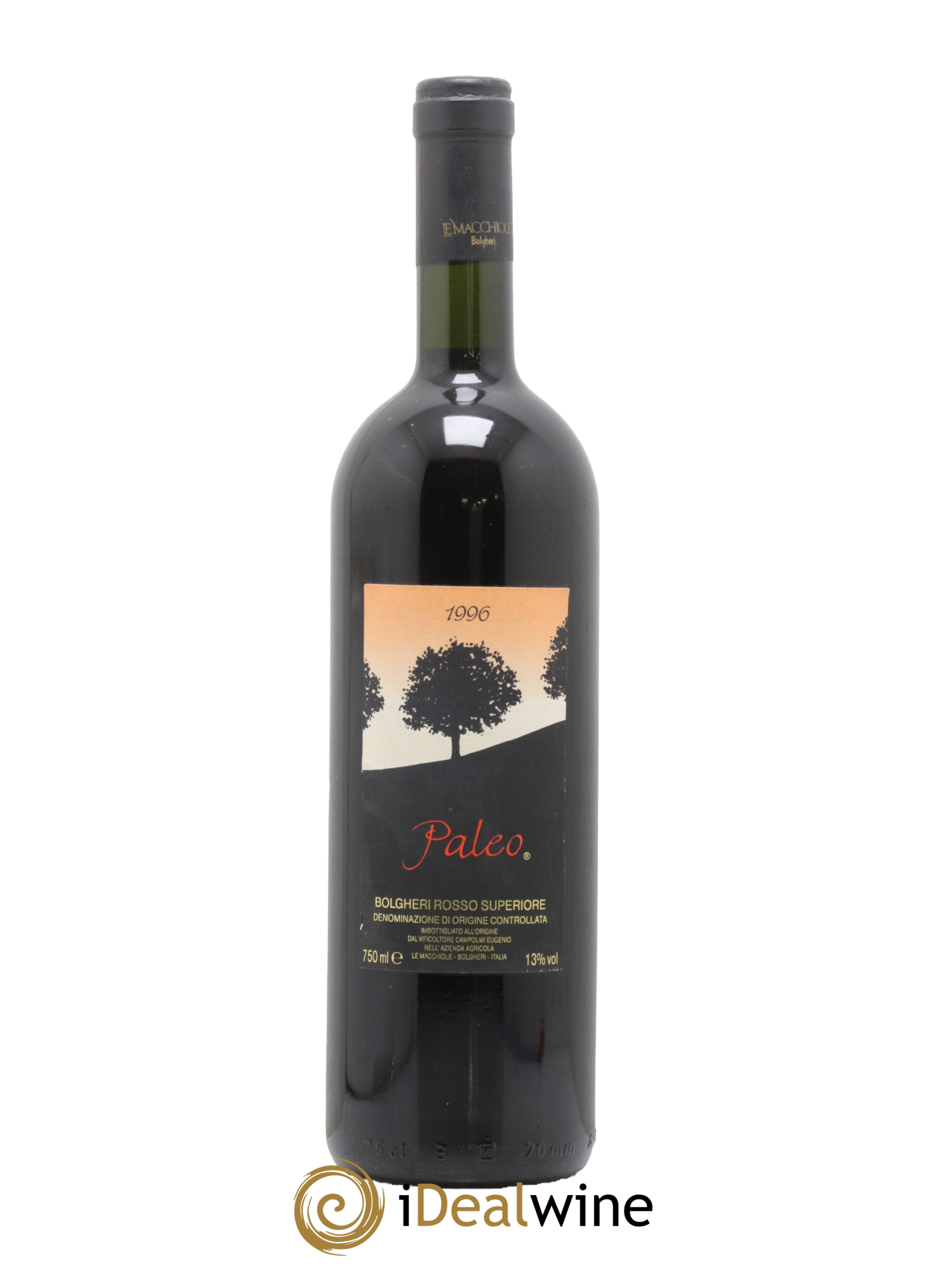 Italie Bolgheri Rosso Superiore Paleo 1996 - Lot de 1 bouteille - 0