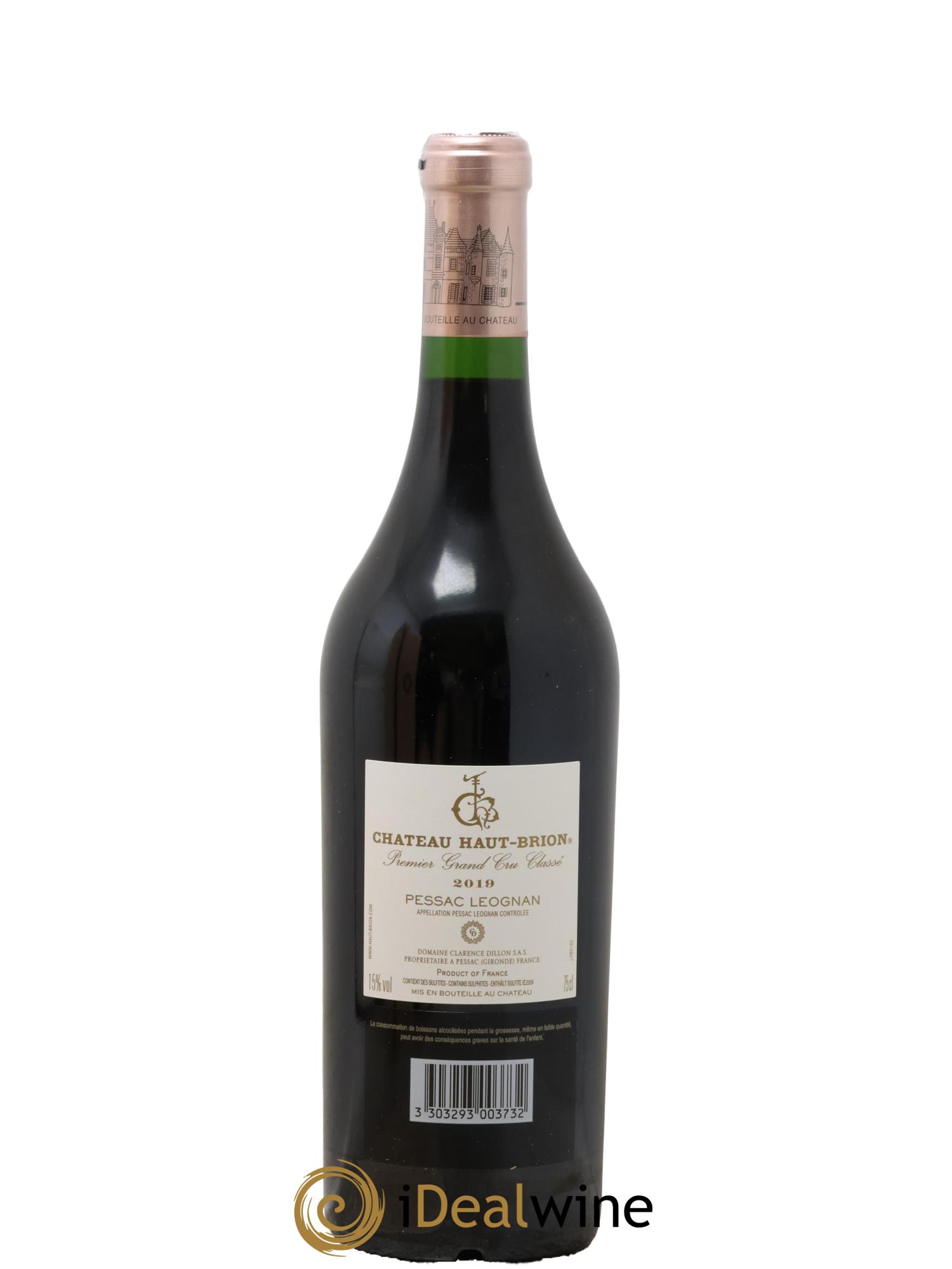 Château Haut Brion 1er Grand Cru Classé 2019 - Lot of 1 bottle - 2