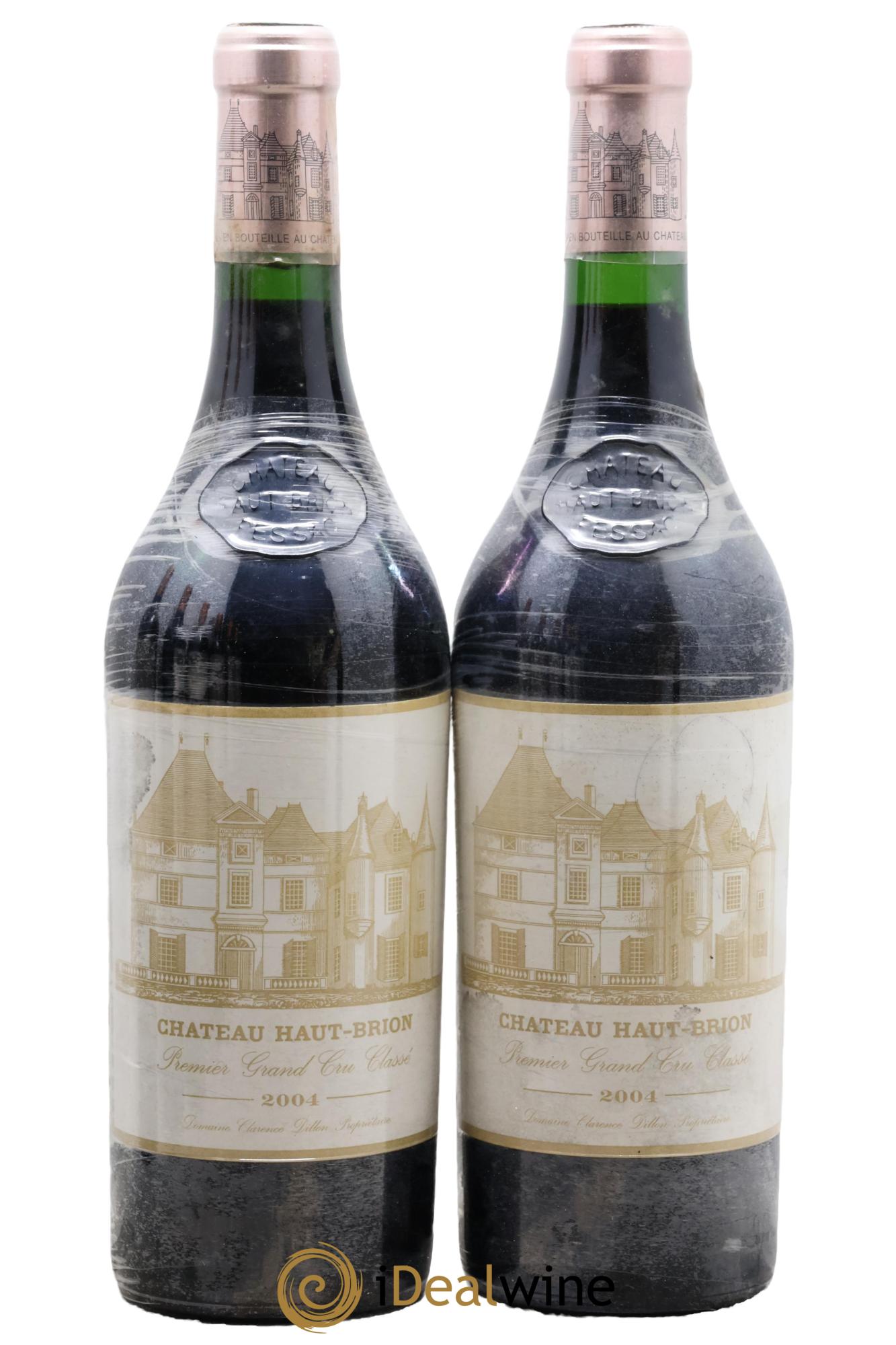 Château Haut Brion 1er Grand Cru Classé 2004 - Posten von 2 Flaschen - 0