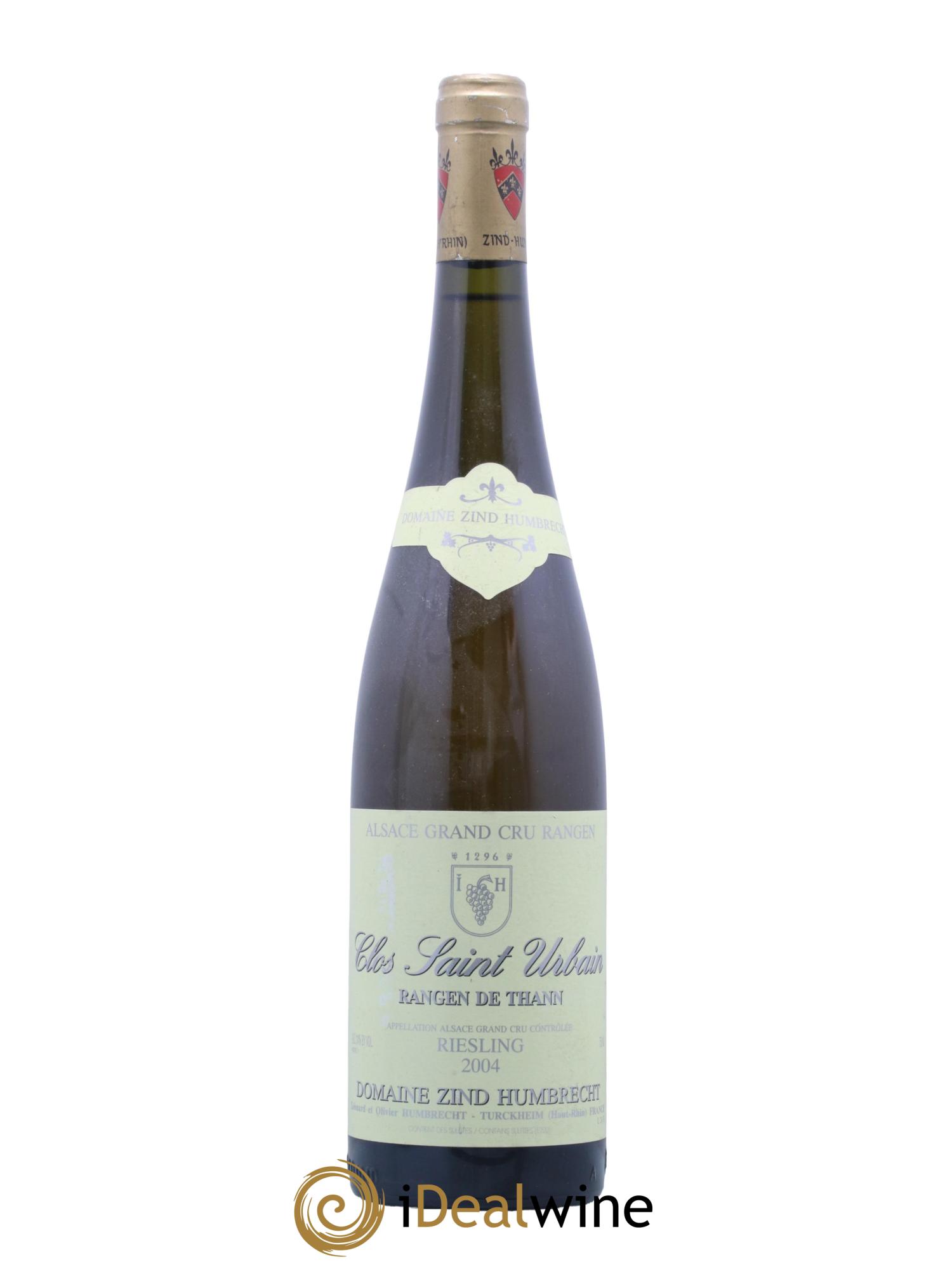Alsace Riesling Grand Cru Rangen de Thann Clos Saint Urbain Zind-Humbrecht (Domaine) 2004 - Lotto di 1 bottiglia - 0