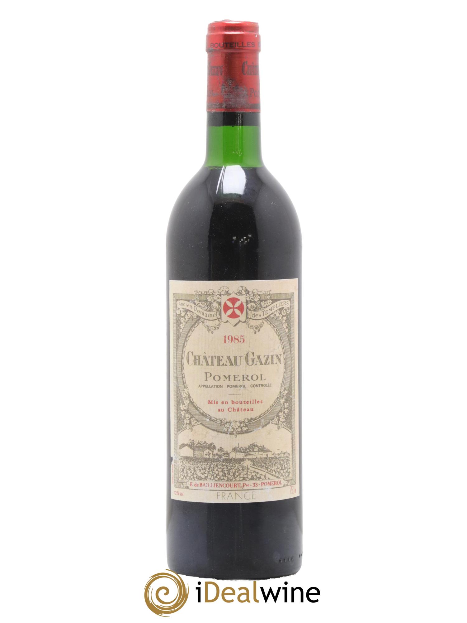 Château Gazin 1985 - Lot de 1 bouteille - 0