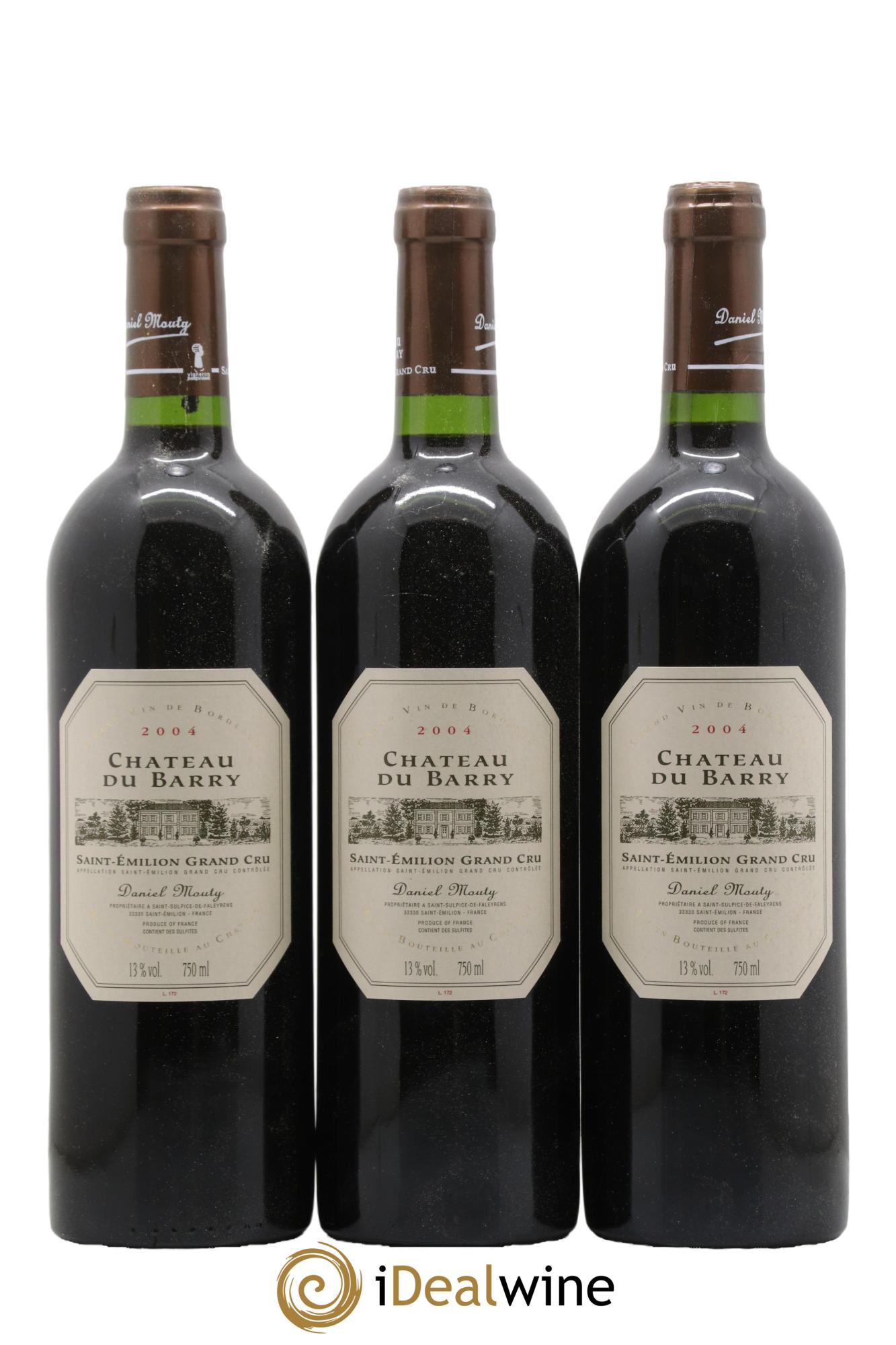Saint-Émilion Grand Cru Château du Barry 2004 - Lot de 12 bouteilles - 2