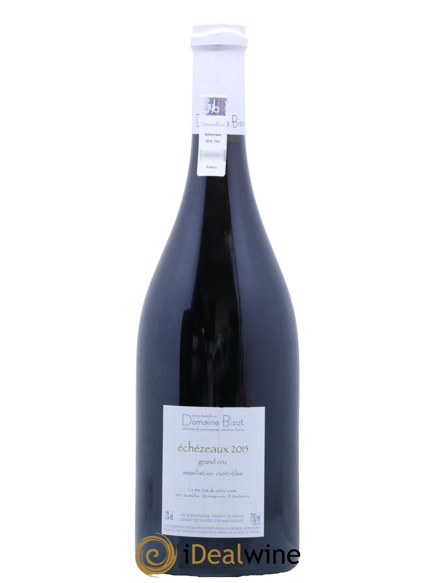 Echezeaux Grand Cru Bizot (Domaine)  2015 - Posten von 1 Flasche - 1