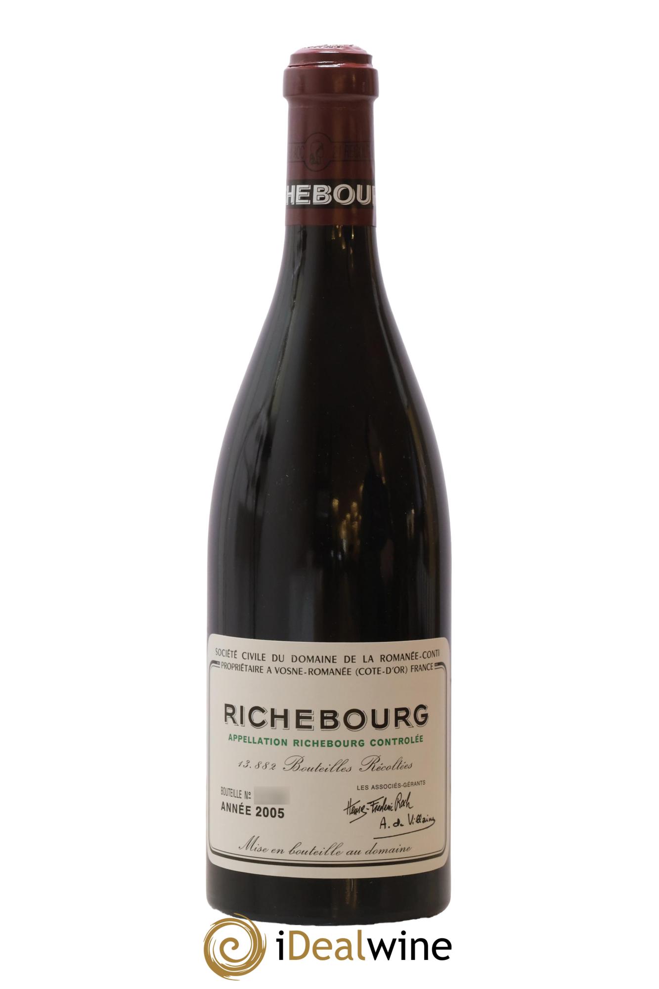 Richebourg Grand Cru Domaine de la Romanée-Conti 2005 - Lot de 1 bouteille - 0