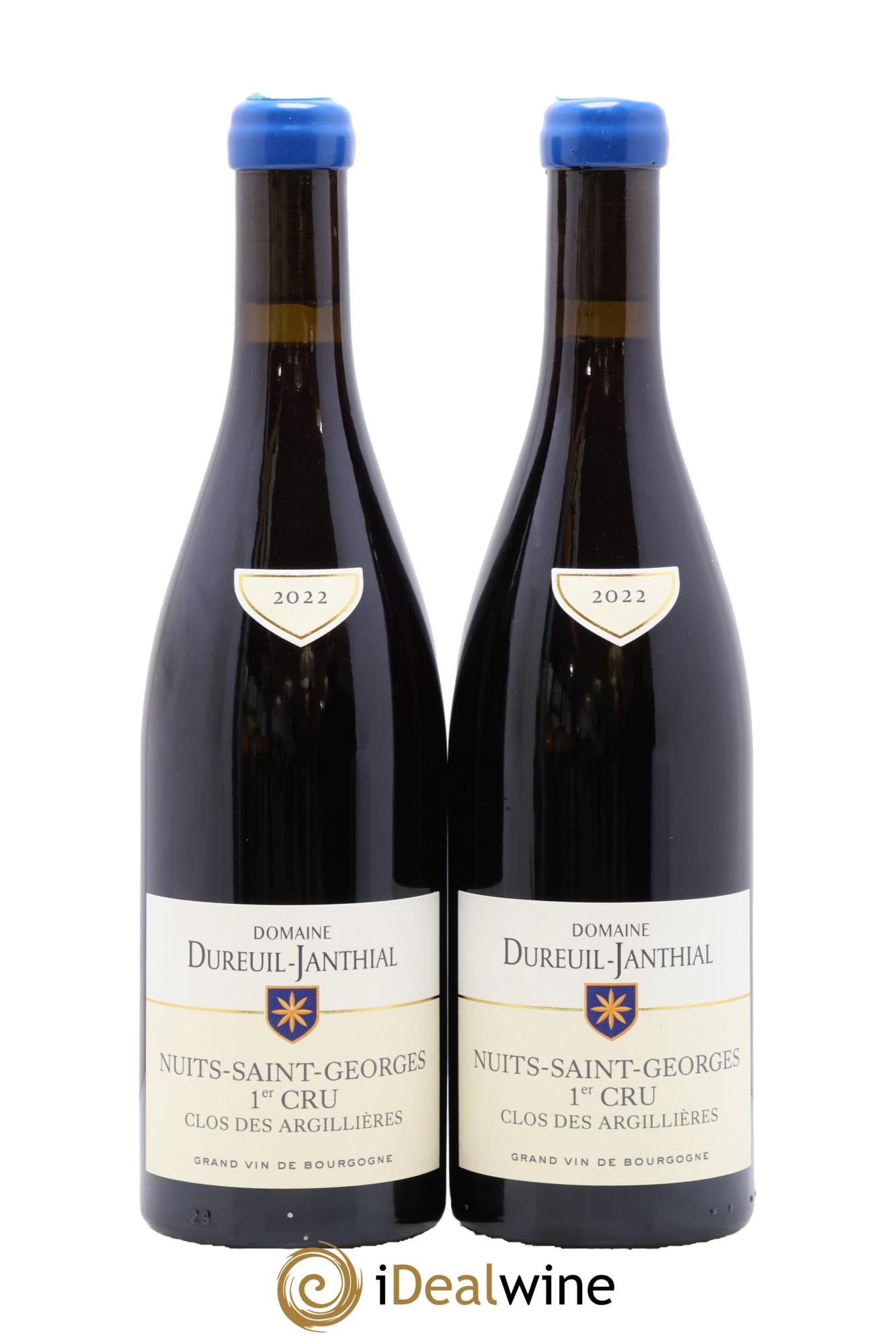 Nuits-Saint-Georges 1er Cru Clos des Argillières Vincent Dureuil-Janthial 2022 - Lot of 2 bottles - 0