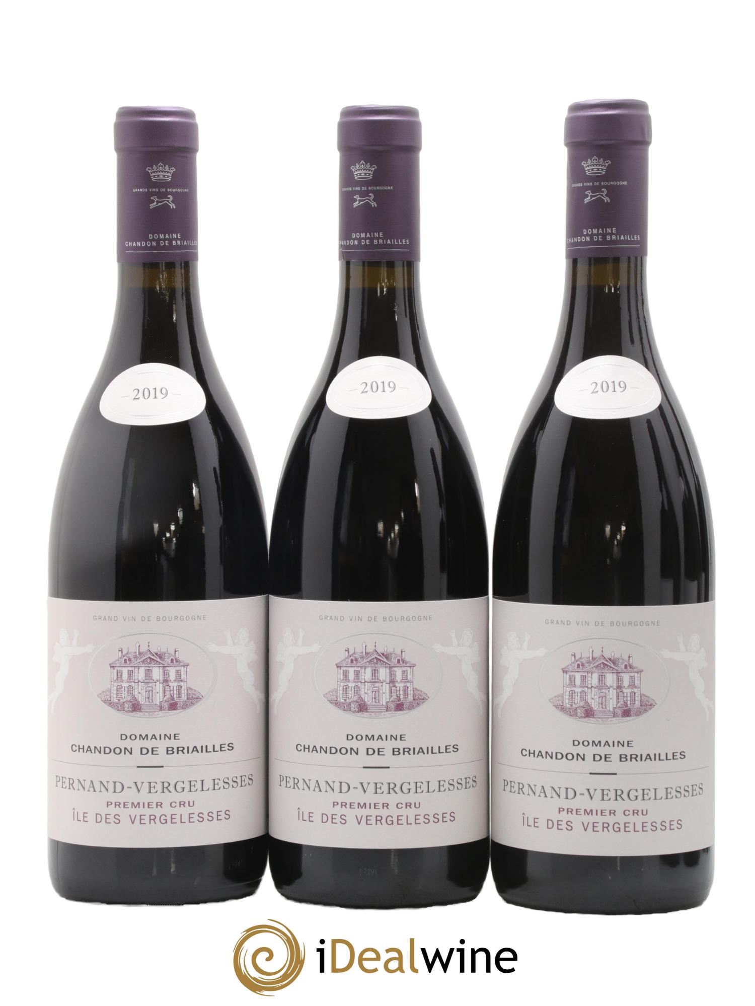 Pernand-Vergelesses 1er Cru Ile des Vergelesses Chandon de Briailles 2019 - Lotto di 6 bottiglie - 1