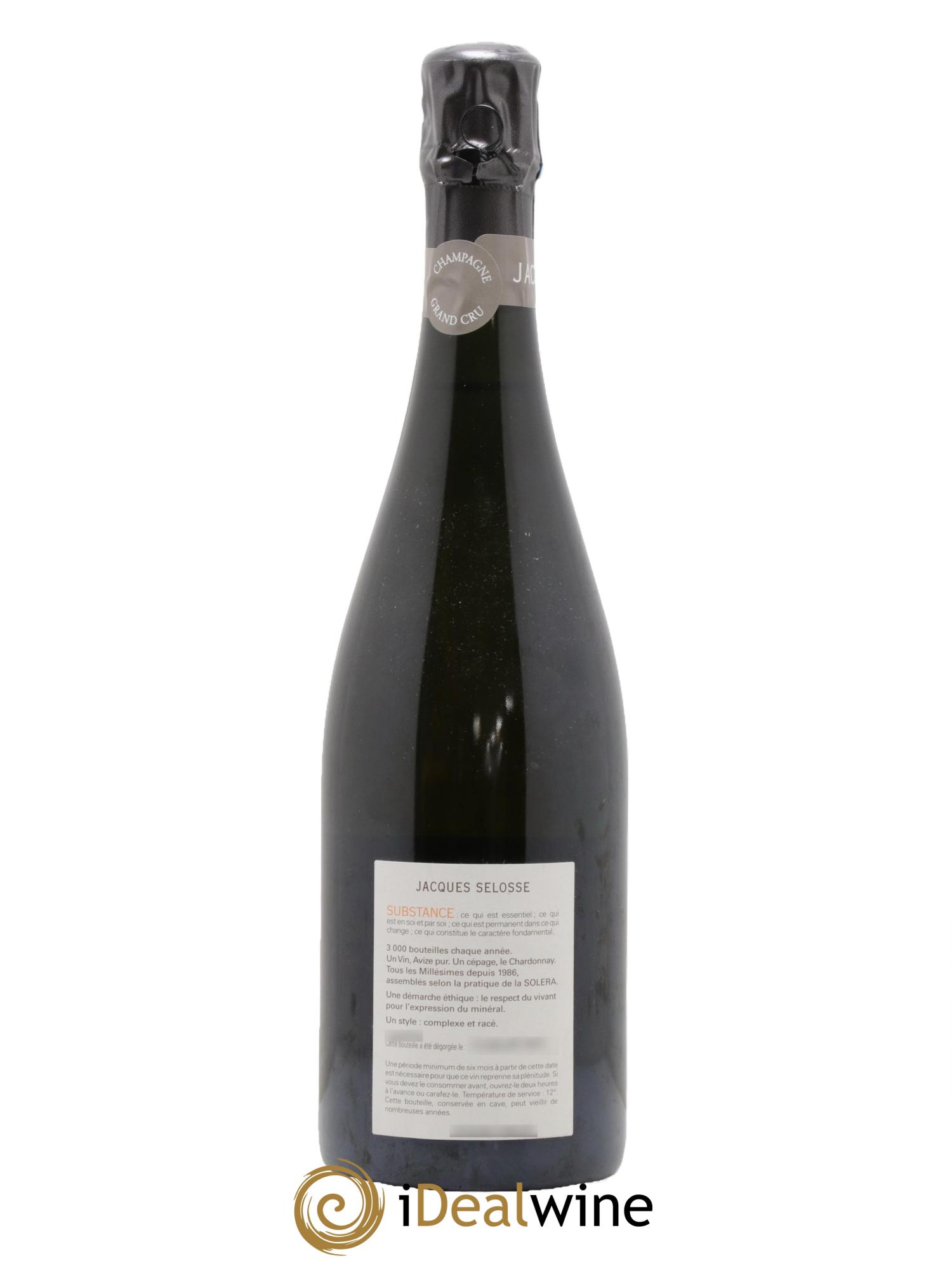 Substance Jacques Selosse - Lot de 1 bouteille - 1